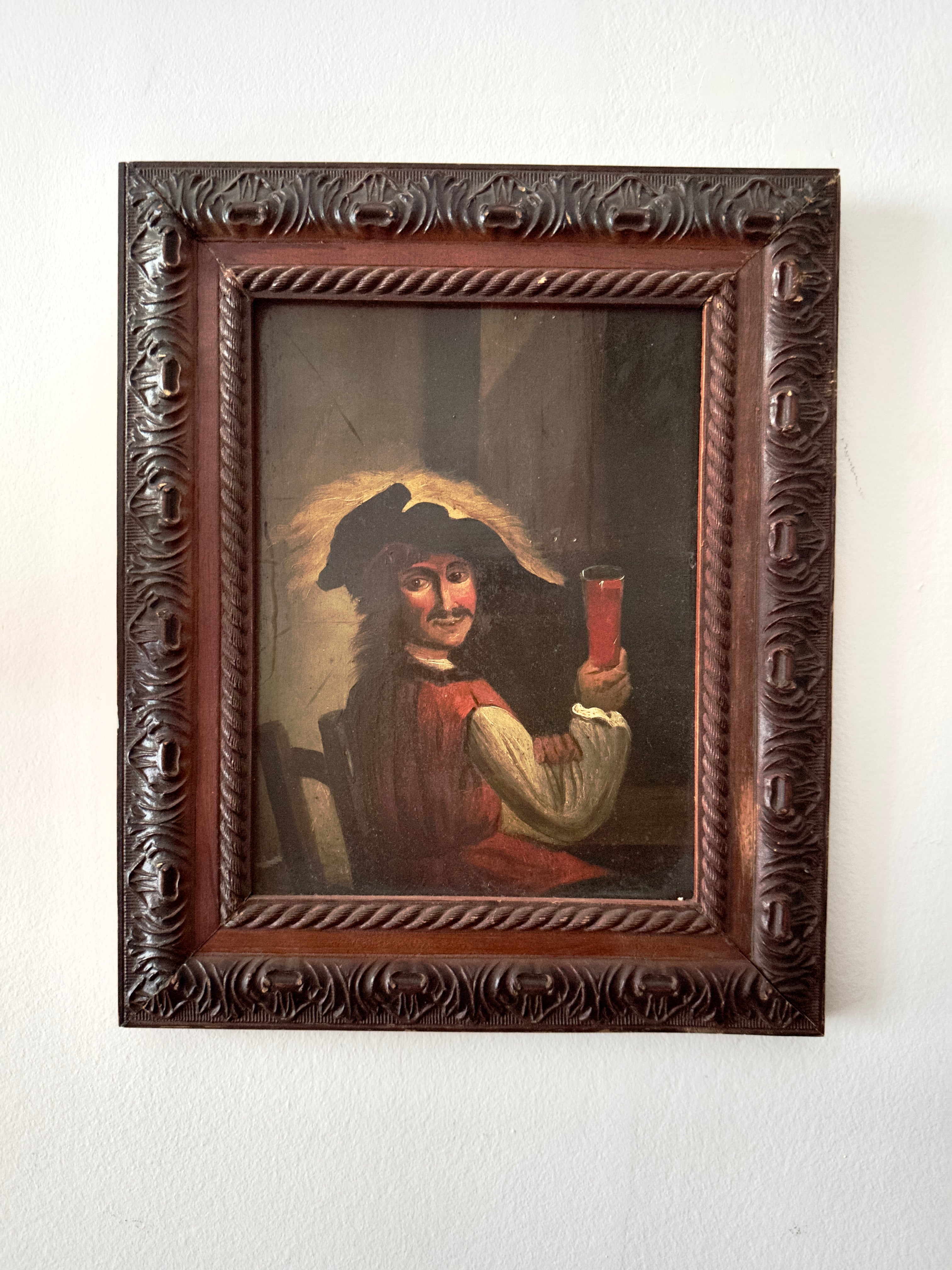 Quadro / Pintura Retrato masculino do Século XIX