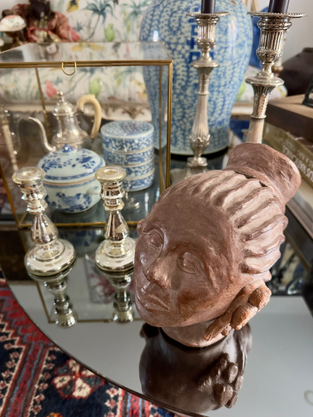 Cerâmica / Busto femenino em terracota