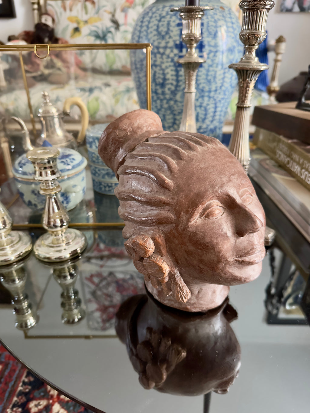 Cerâmica / Busto femenino em terracota