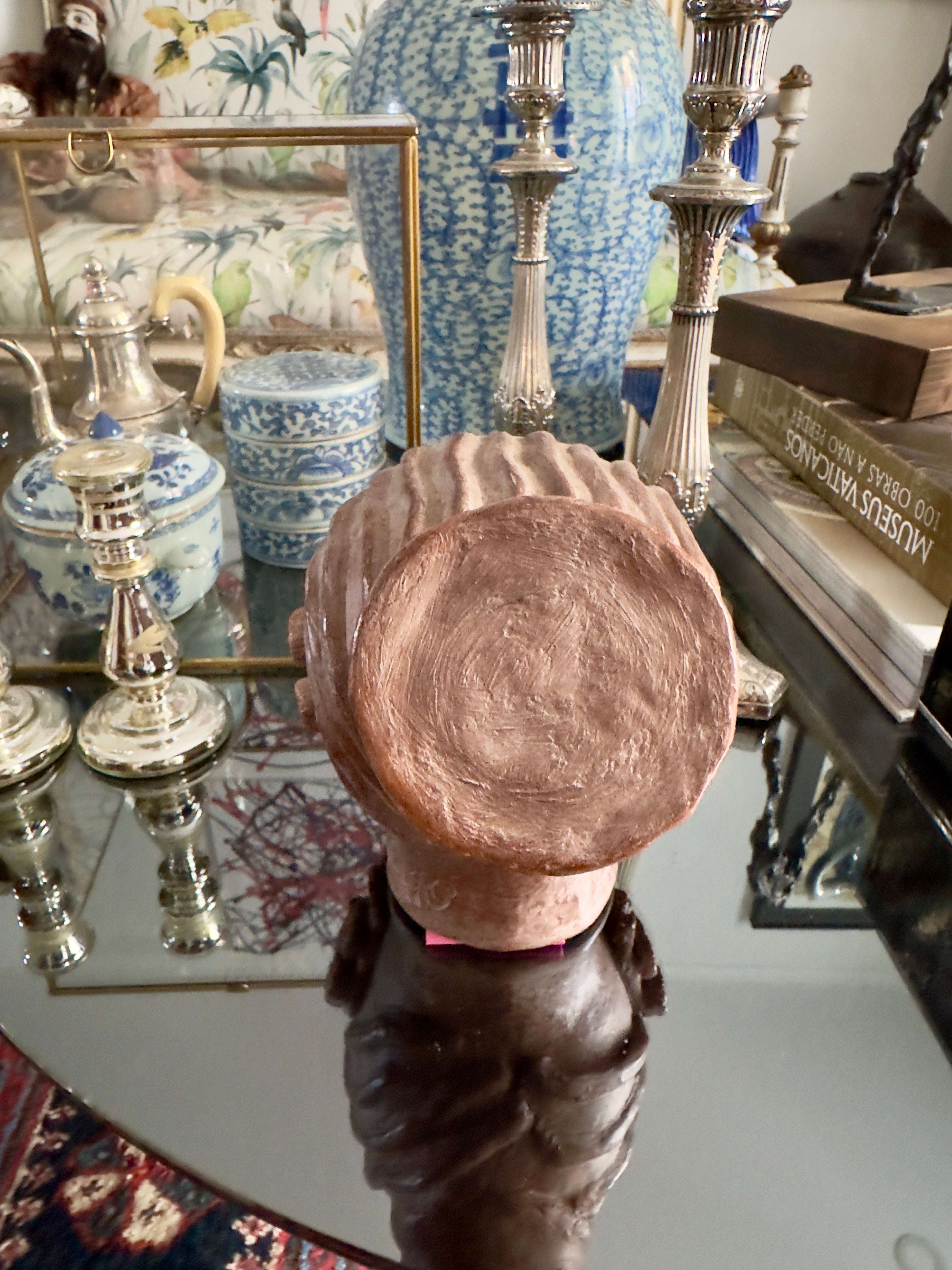 Cerâmica / Busto femenino em terracota