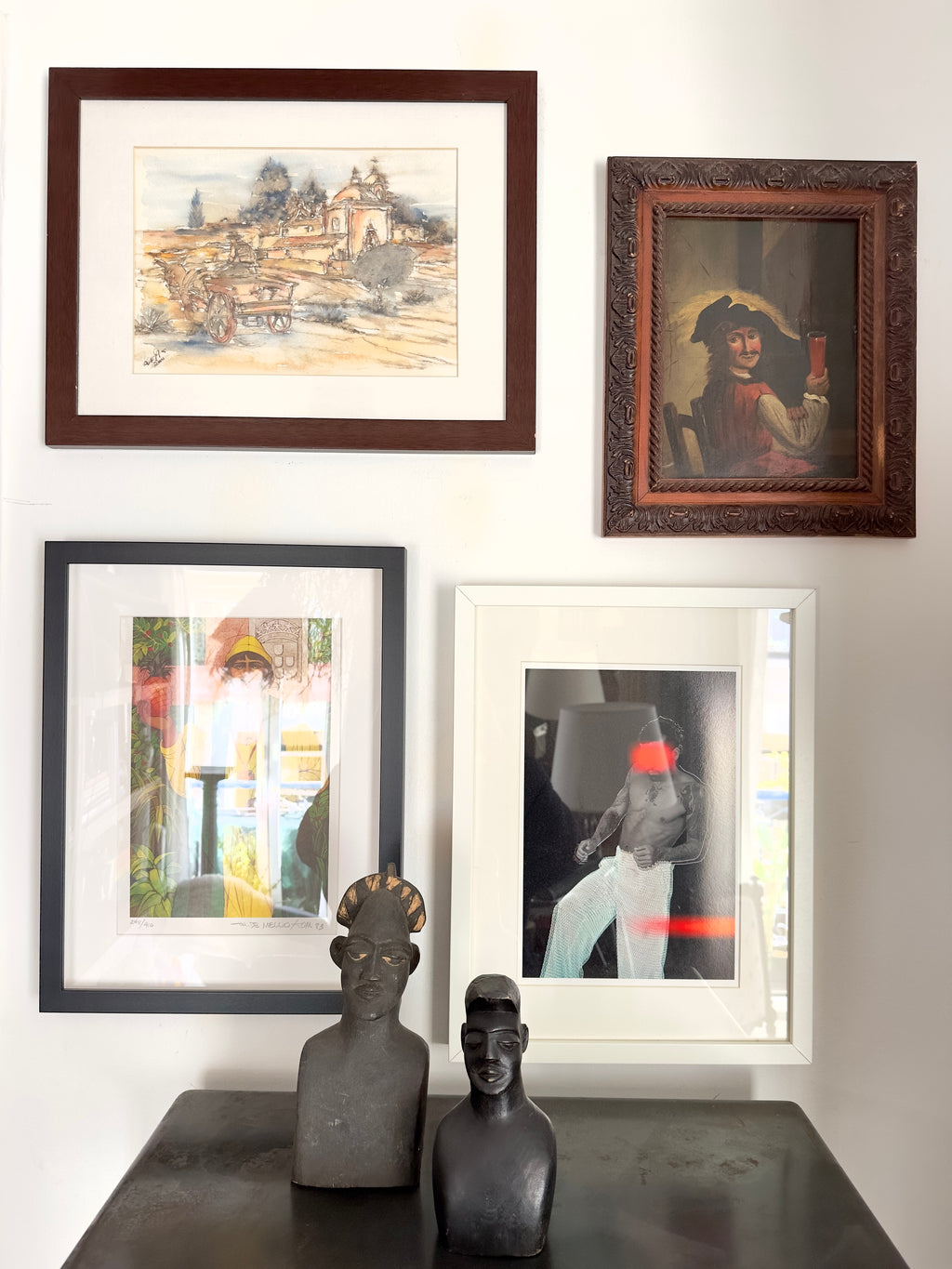 Quadro / Pintura aguarela Vista de Sintra de Antonio Gomes