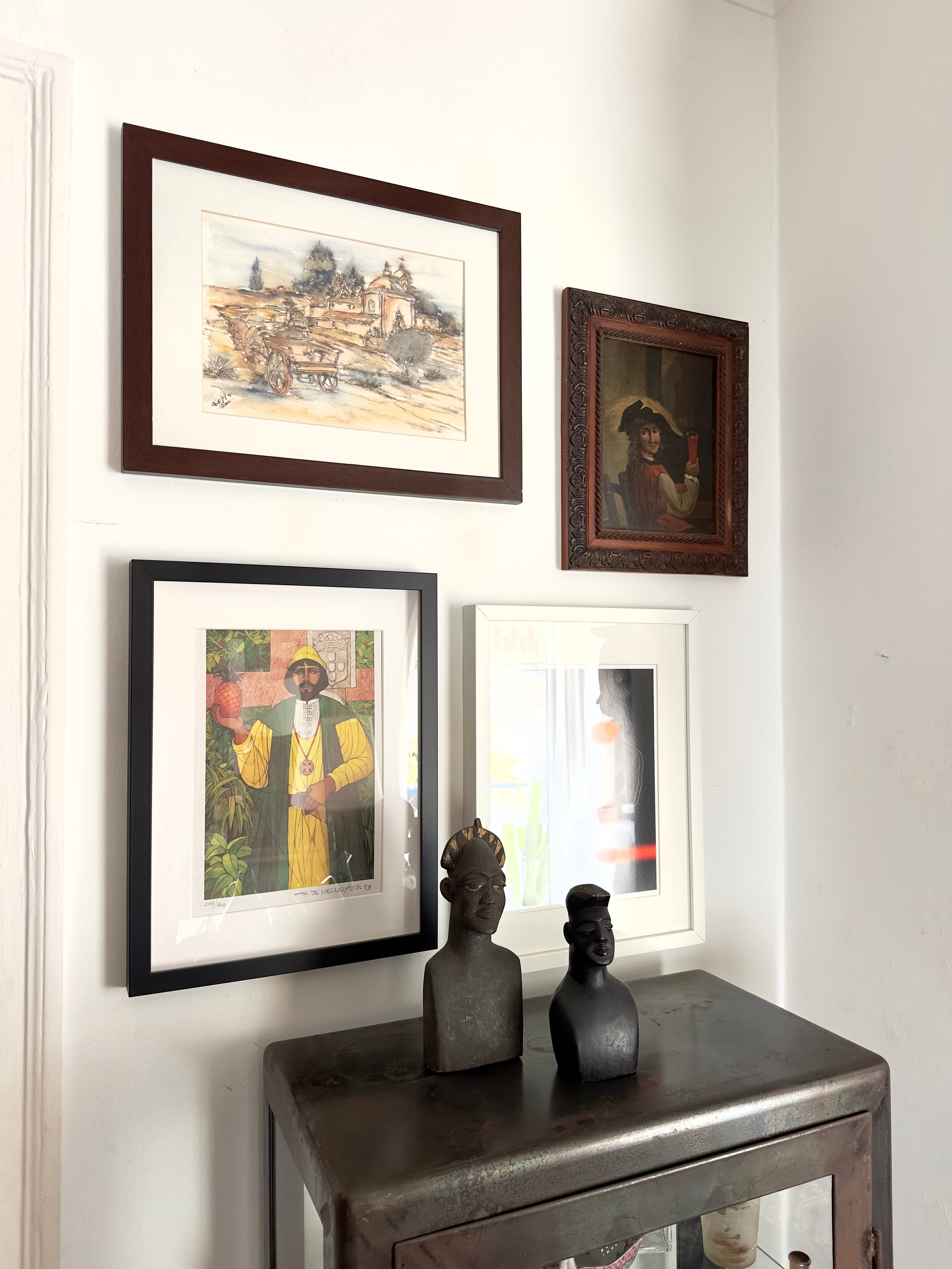 Quadro / Pintura aguarela Vista de Sintra de Antonio Gomes