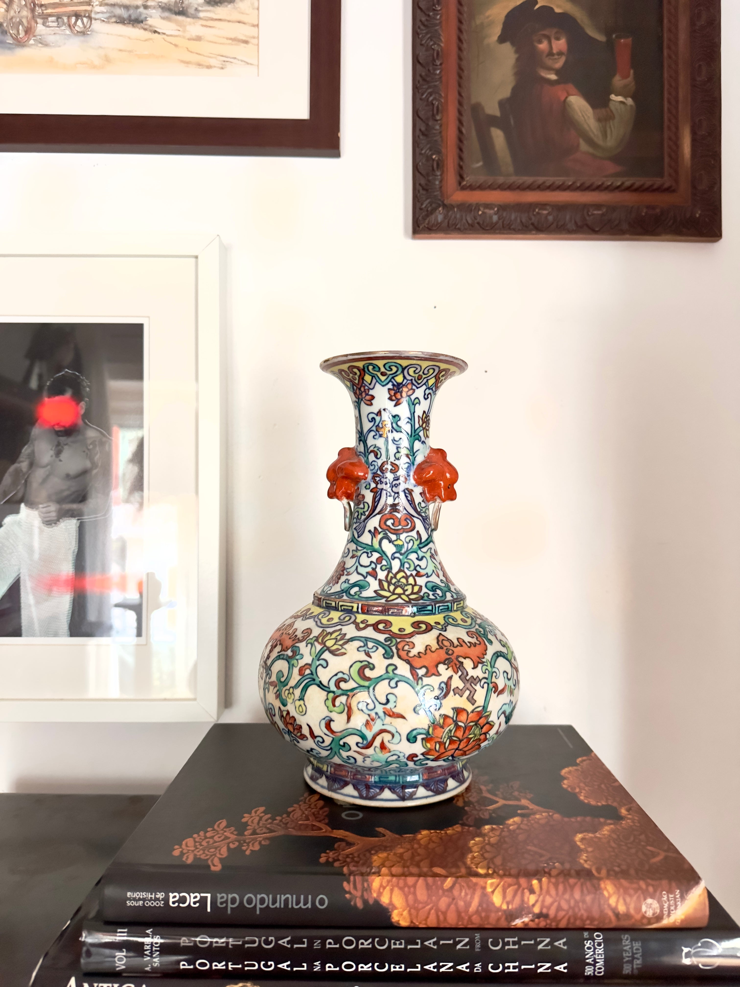 Porcelana / Jarra ou vaso chinês ao gosto do Século XVIII