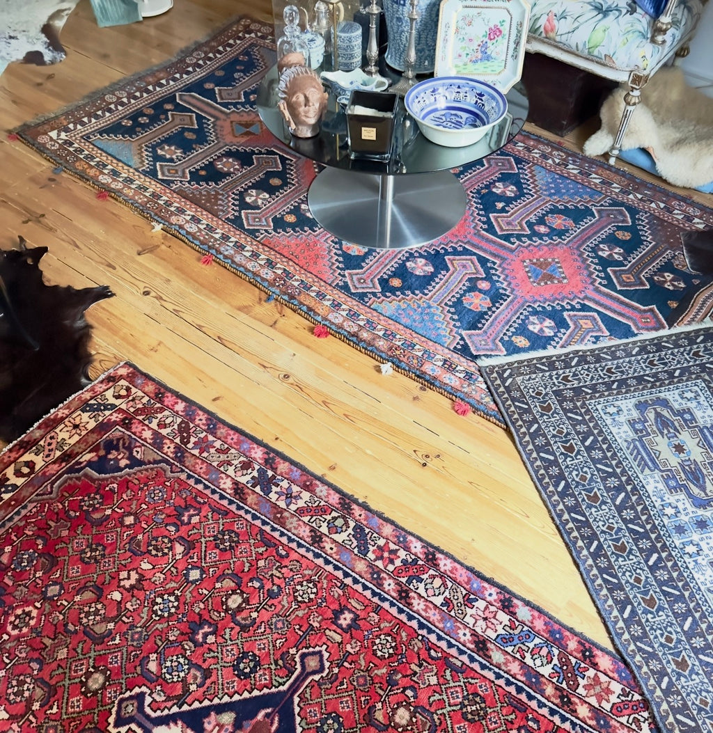 Tapete persa / Médio Oriente em pura lã