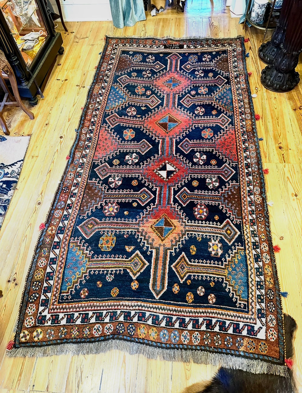 Tapete persa / Médio Oriente em pura lã