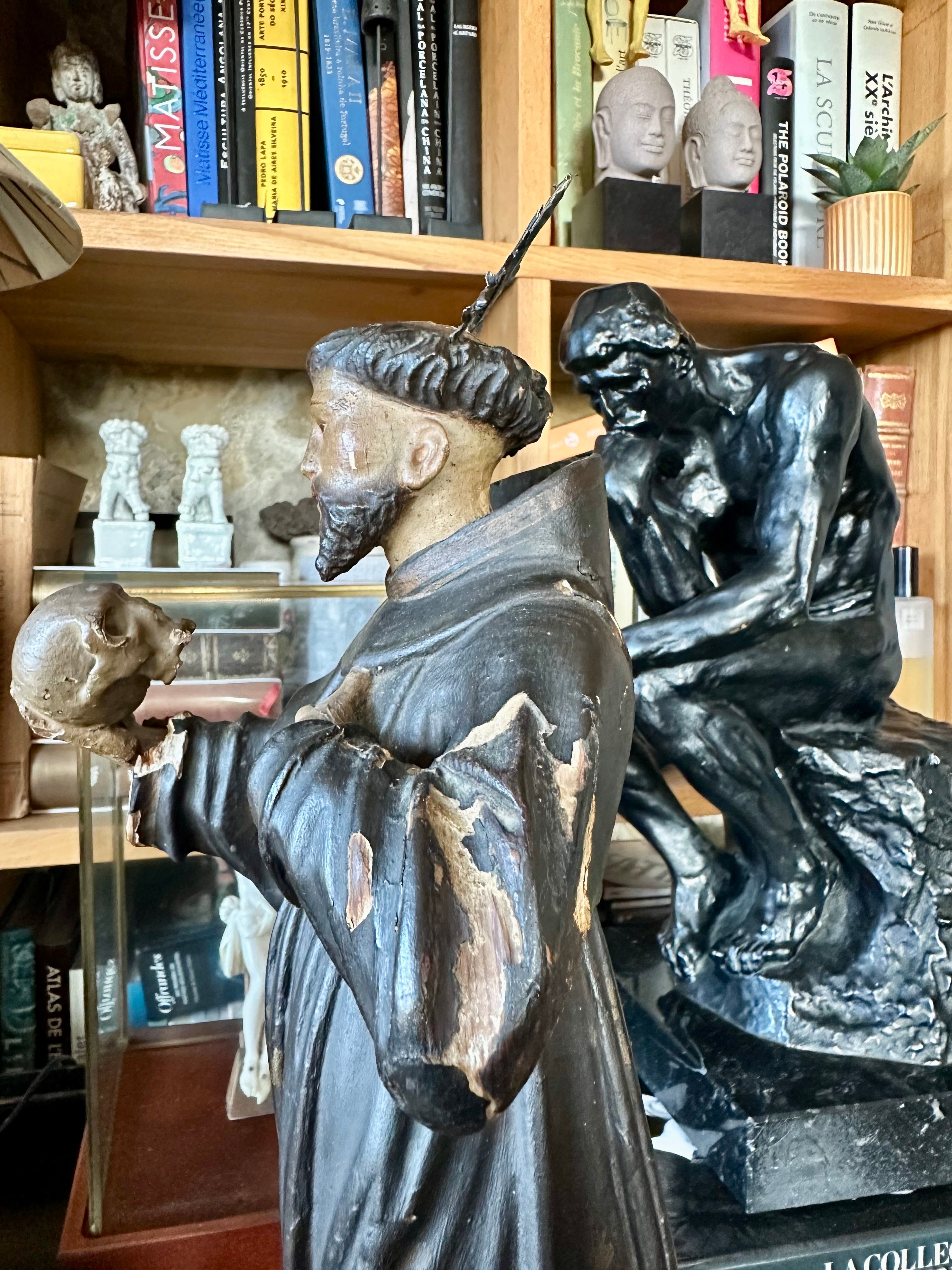 Santo / Escultura de São Francisco de Borja, Séc.XVIII / XIX