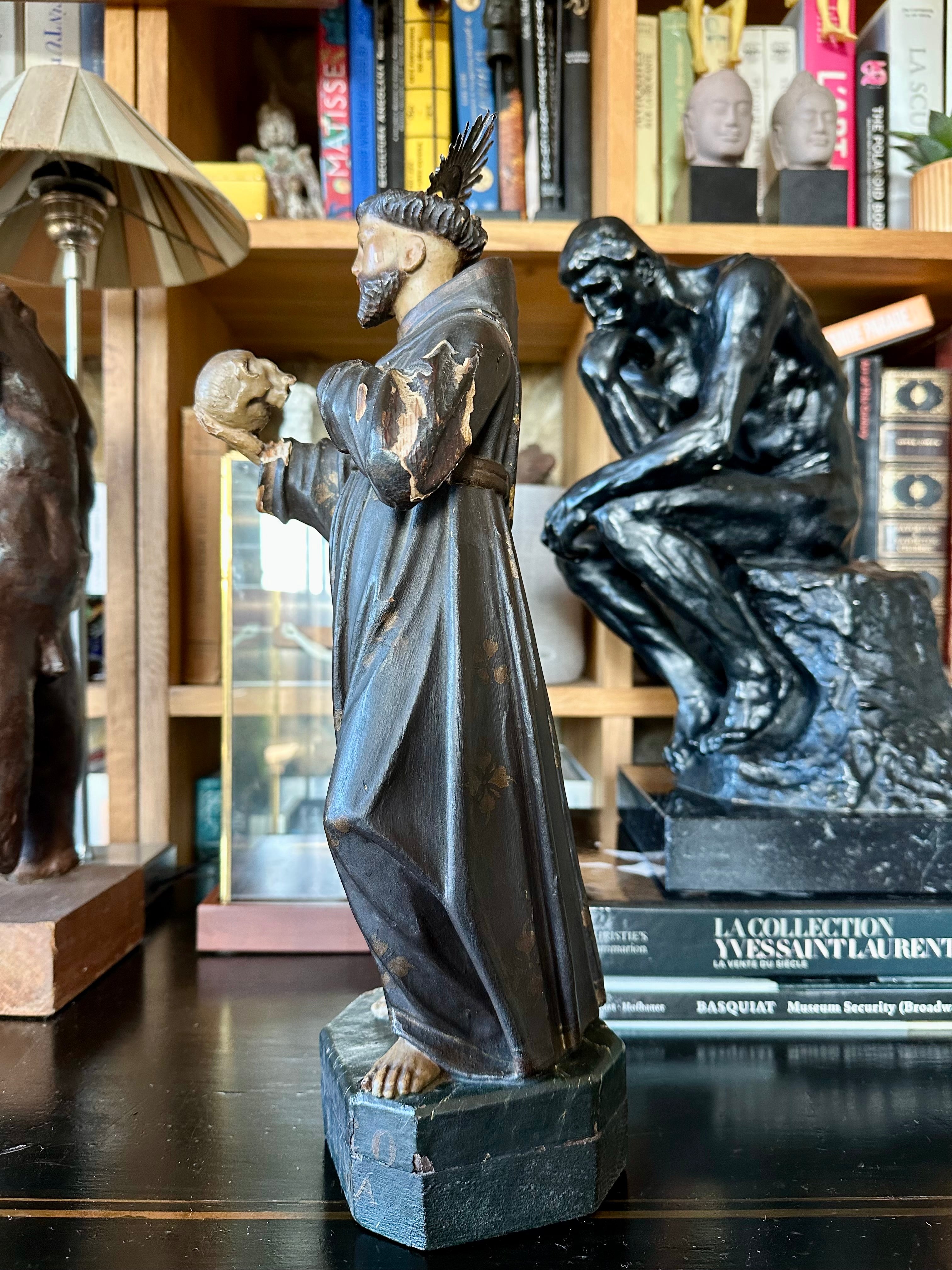 Santo / Escultura de São Francisco de Borja, Séc.XVIII / XIX