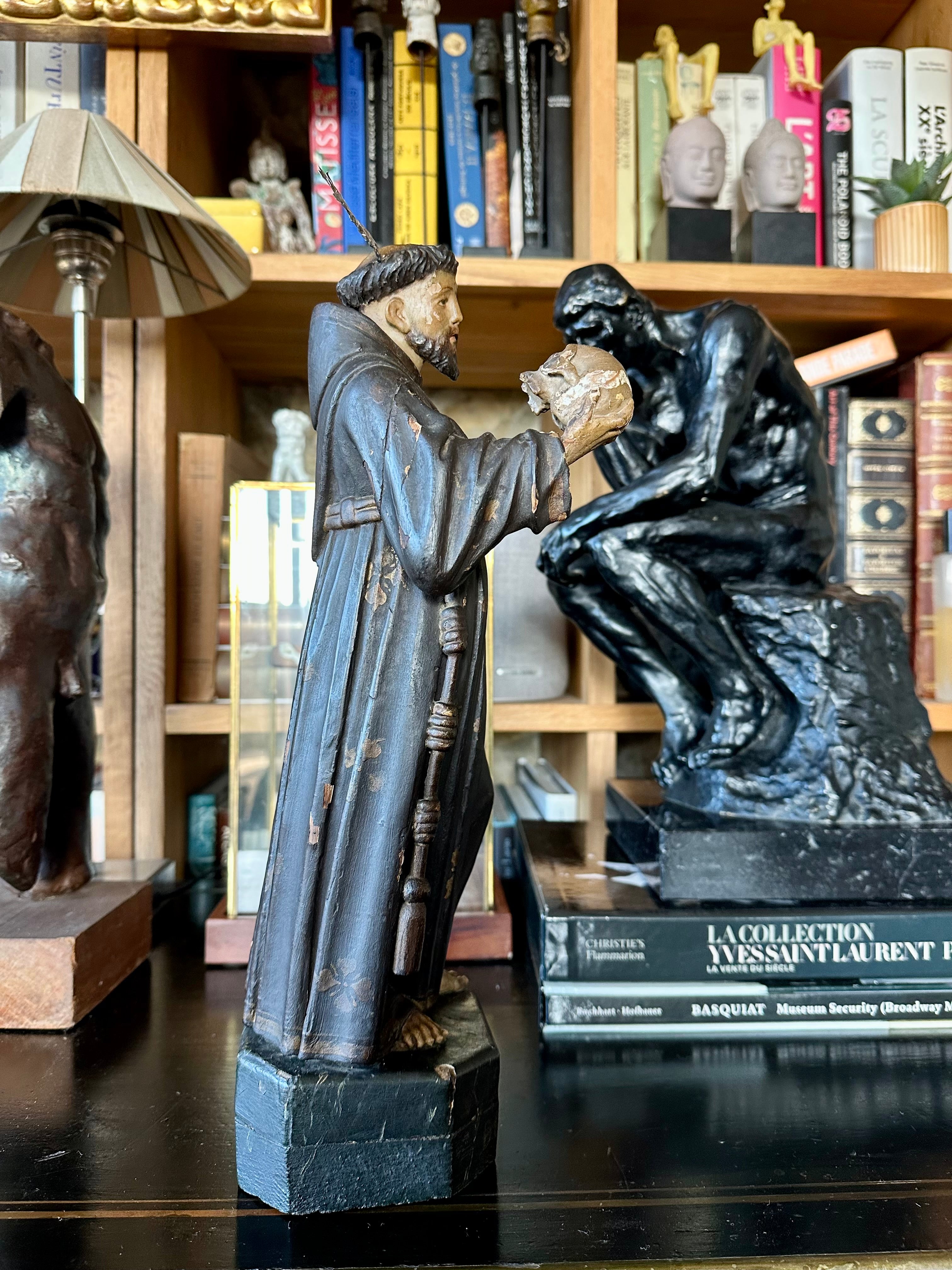 Santo / Escultura de São Francisco de Borja, Séc.XVIII / XIX