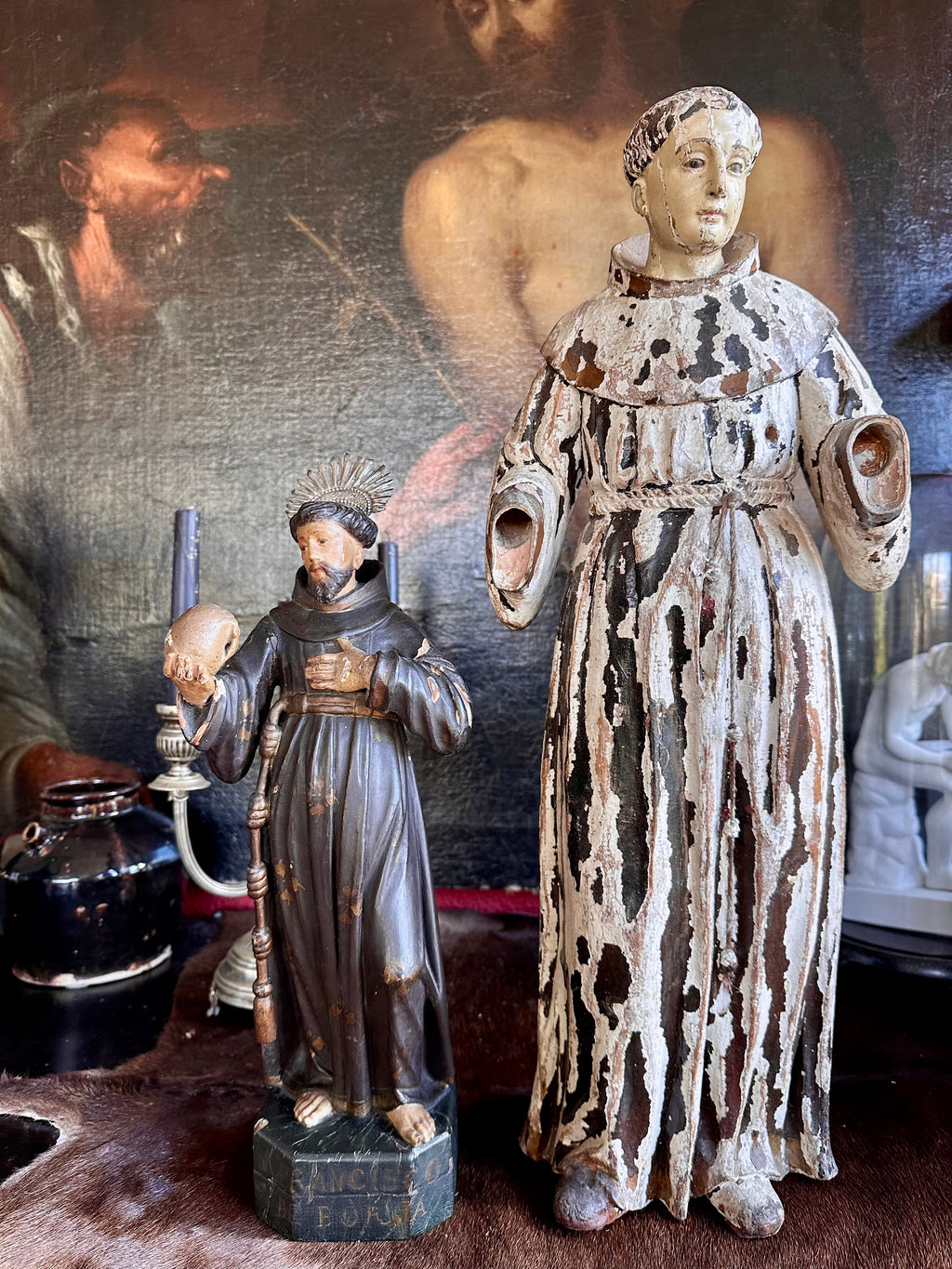 Santo / Escultura de Santo Franciscano, Séc. XVII / XVIII