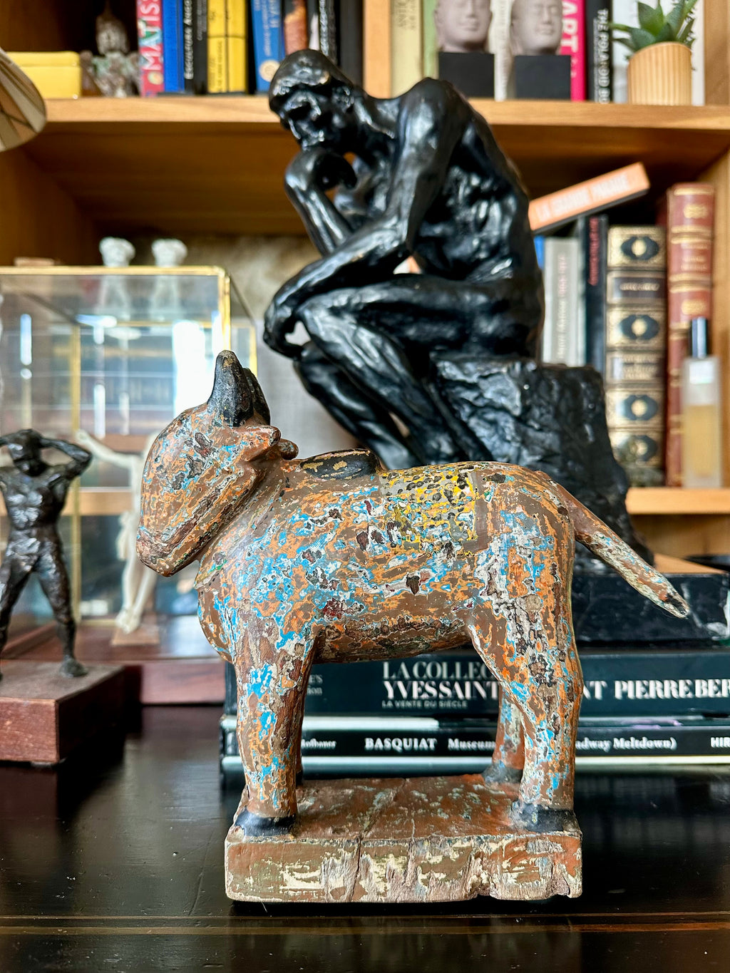 Escultura indiana / Vaca Nandi, Séc.XX