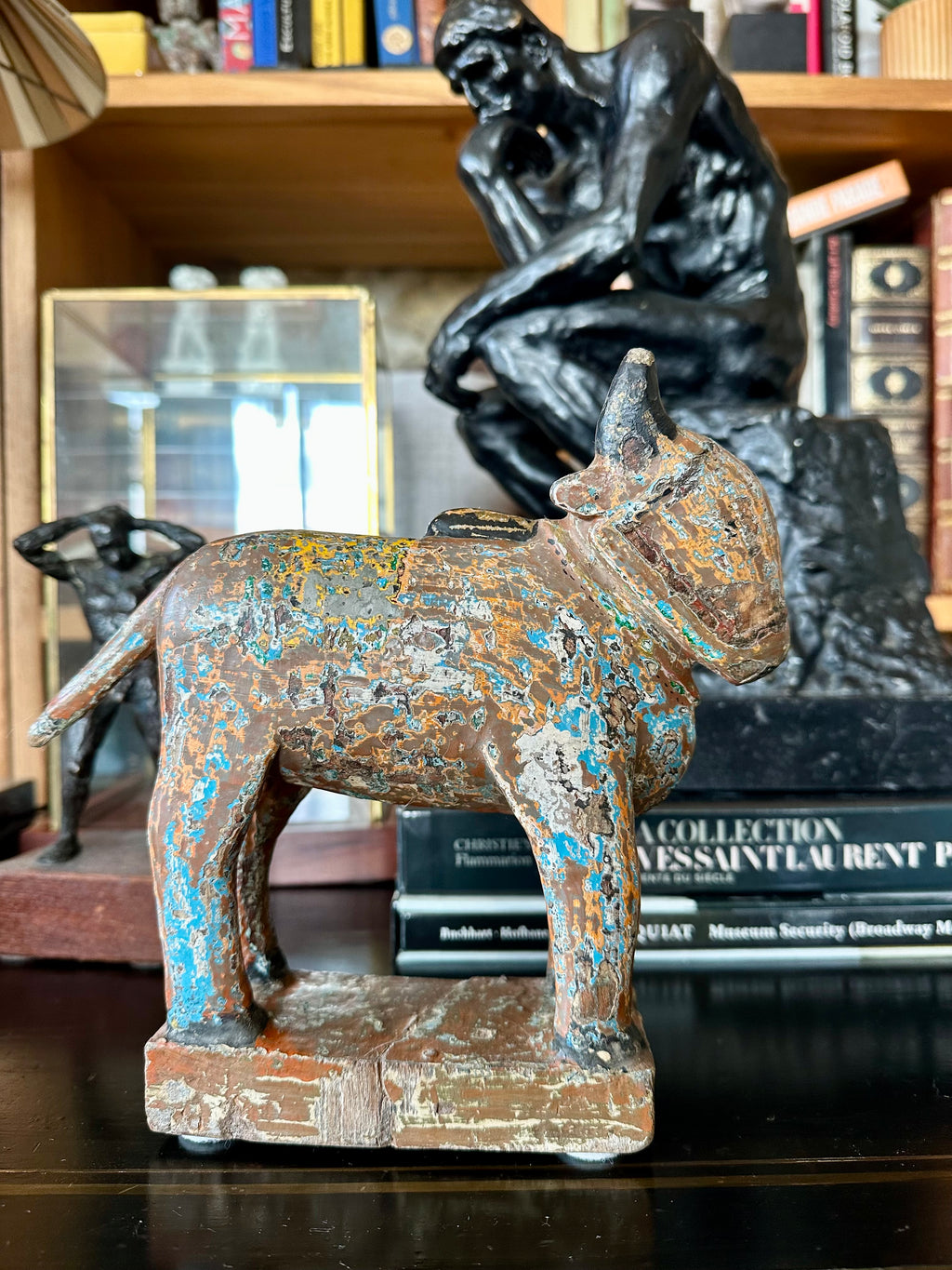 Escultura indiana / Vaca Nandi, Séc.XX