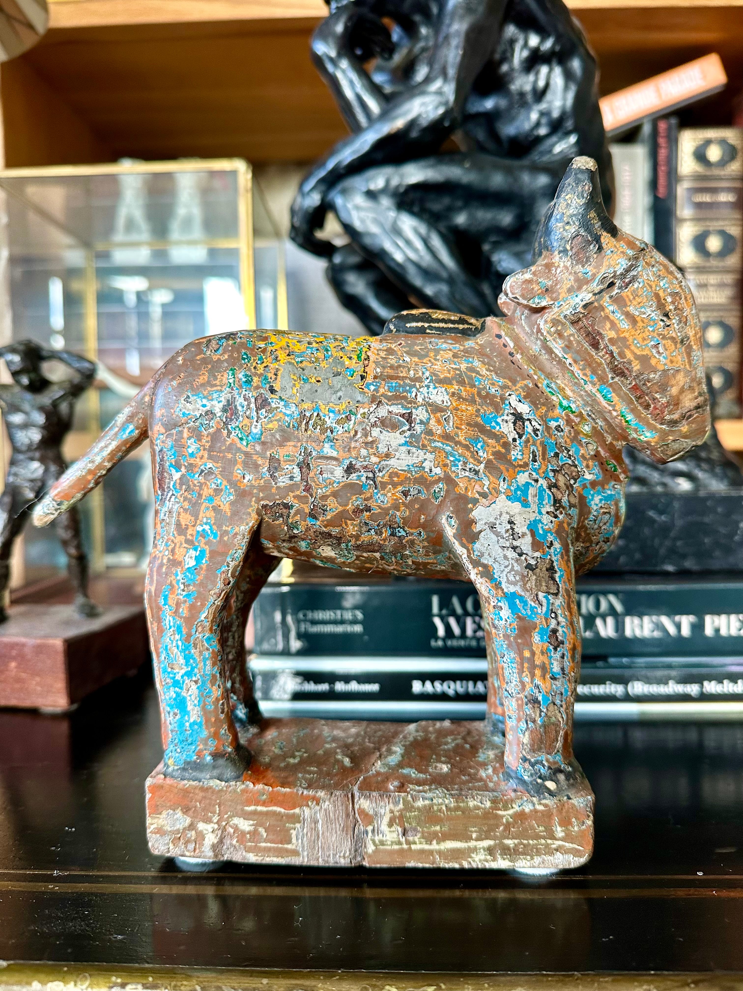 Escultura indiana / Vaca Nandi, Séc.XX