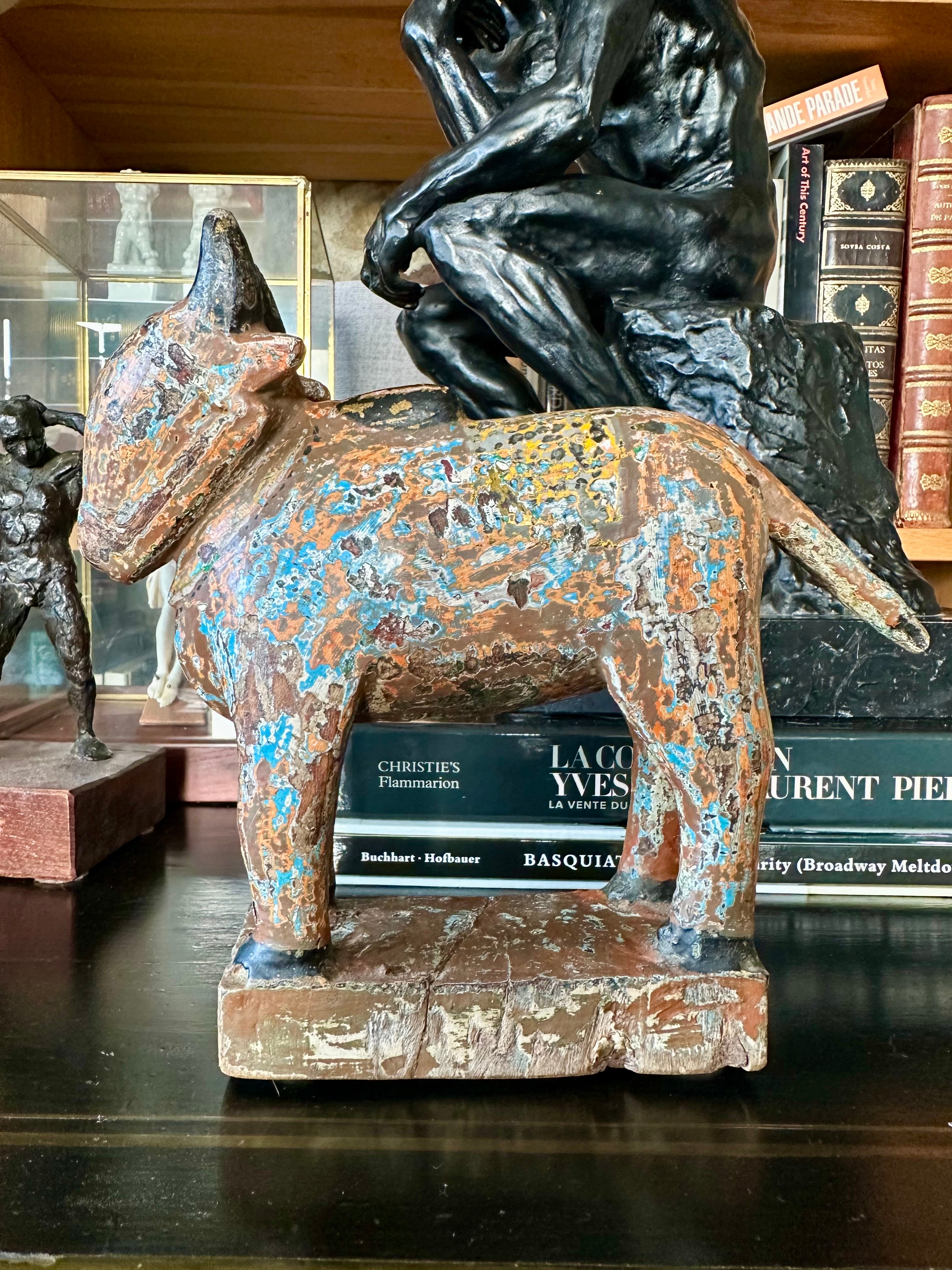 Escultura indiana / Vaca Nandi, Séc.XX