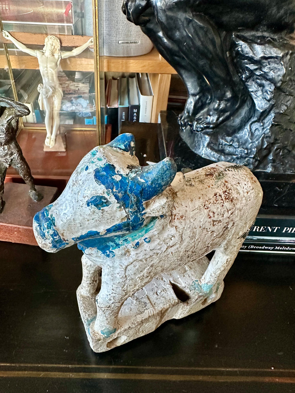 Escultura indiana / Touro Nandi, Séc. XX