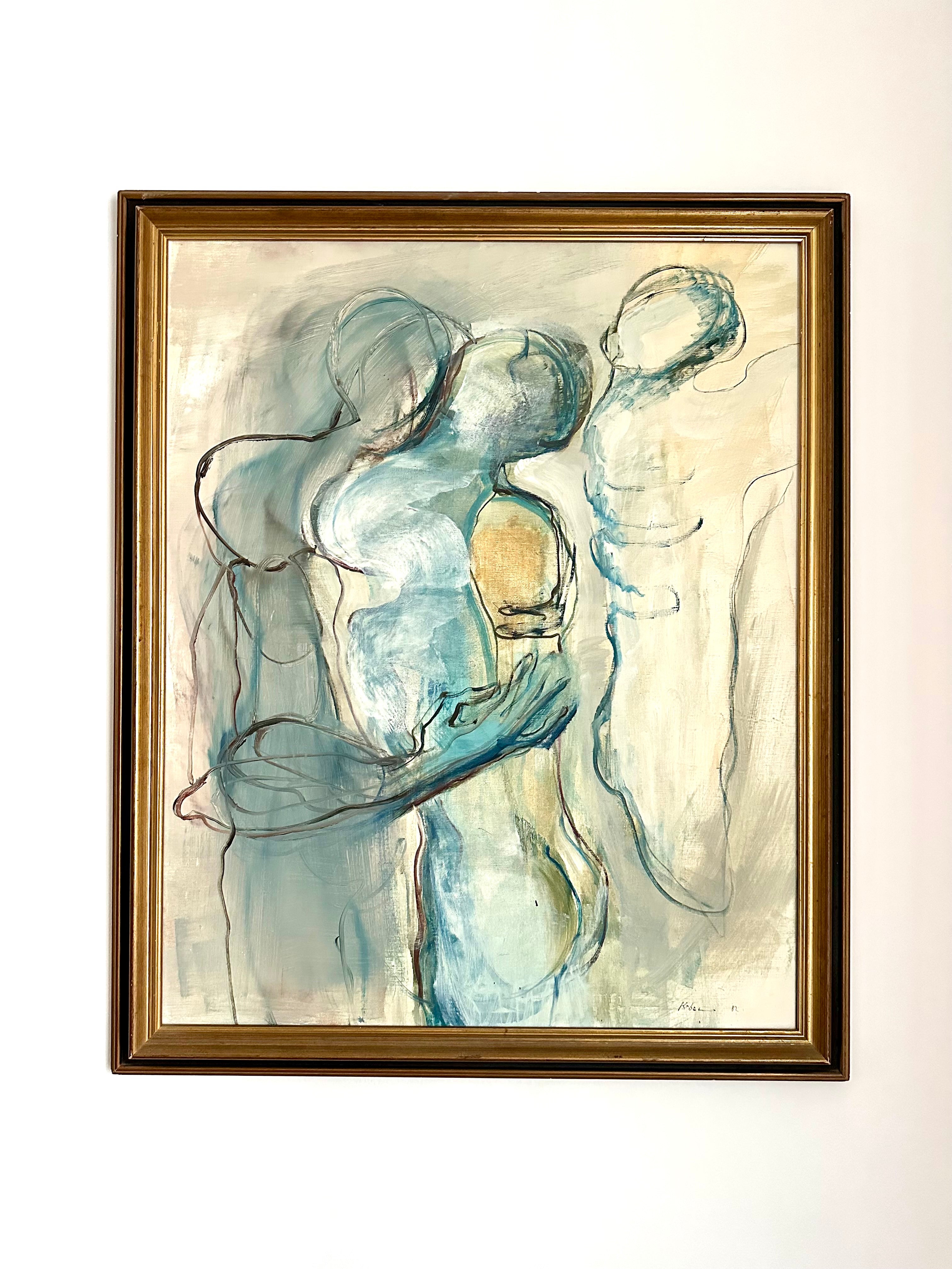 Quadro / Pintura de Personagens de Rosemonde Krbec