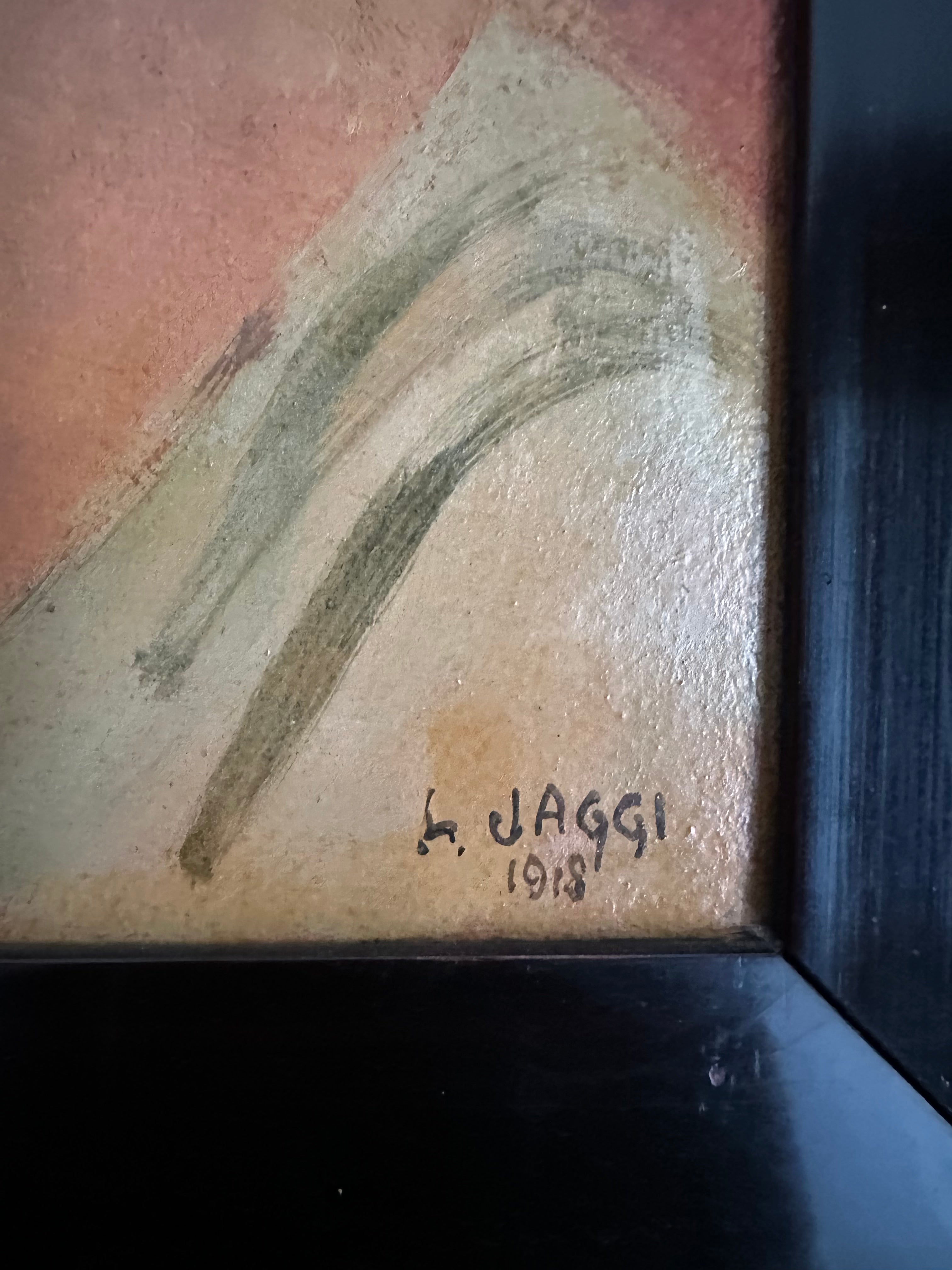 Quadro / Pintura Retrato feminino Arte Deco de Jaggi