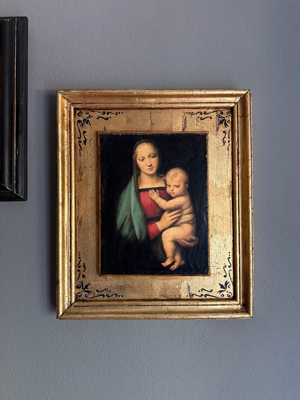 Quadro / Pintura de Nossa Senhora segundo Rafael (Séc.XVI)