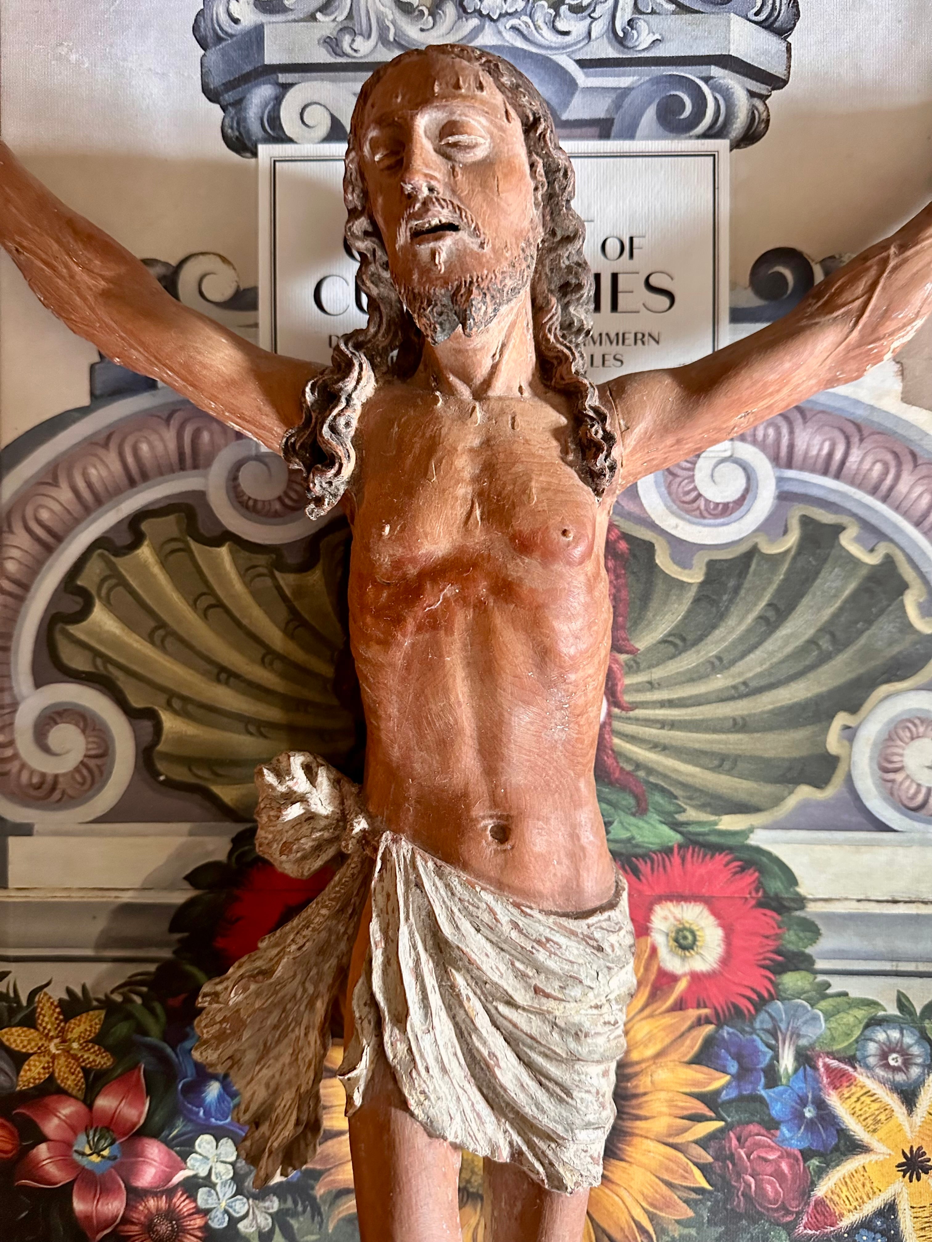 Santo / Jesus Cristo indo-português, Séc. XVII