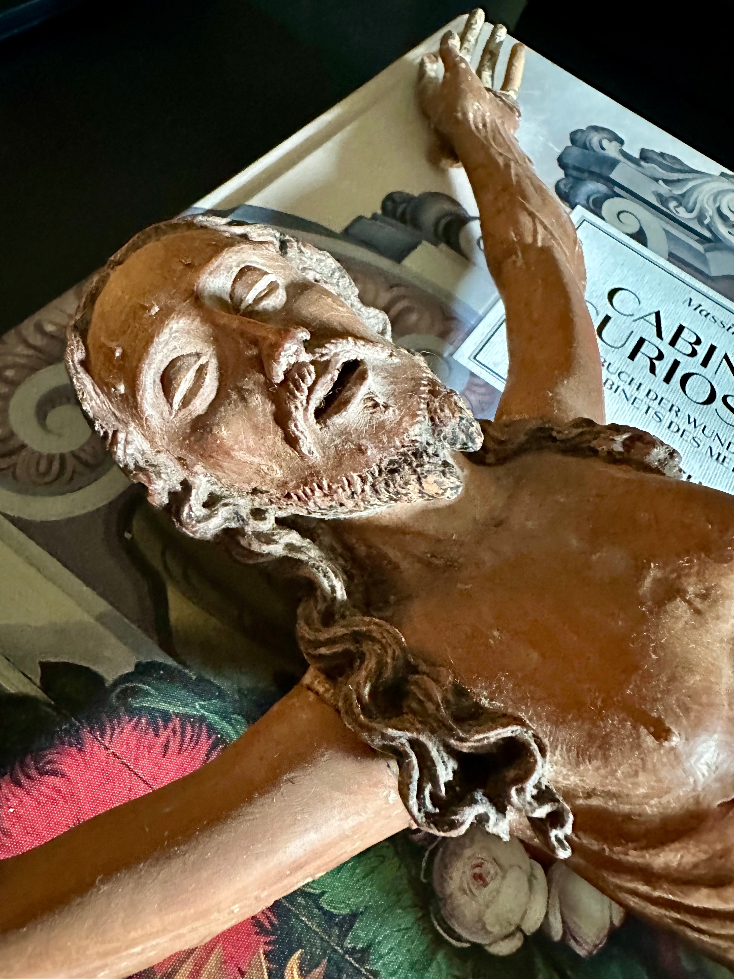 Santo / Jesus Cristo indo-português, Séc. XVII