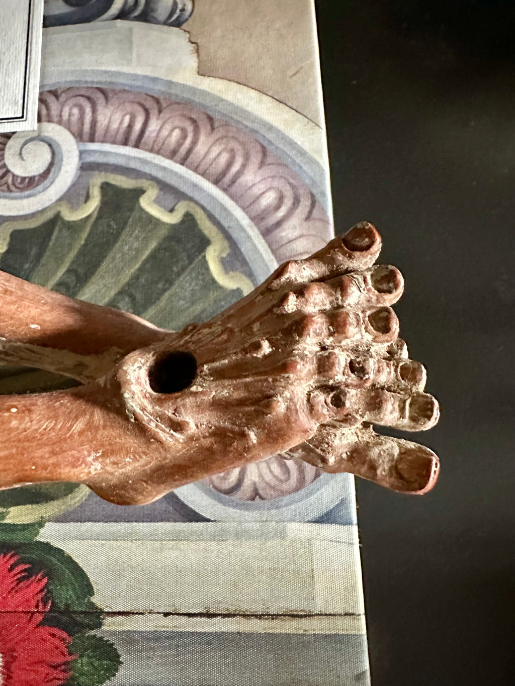 Santo / Jesus Cristo indo-português, Séc. XVII