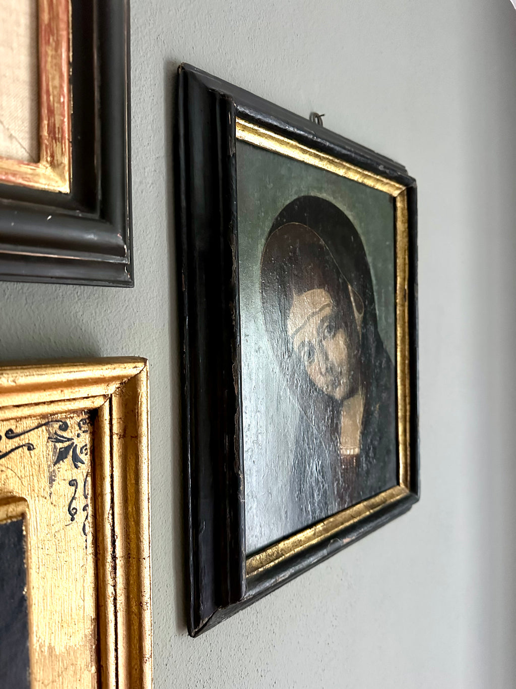Quadro / Pintura de Nossa Senhora do Séc. XVIII / XIX