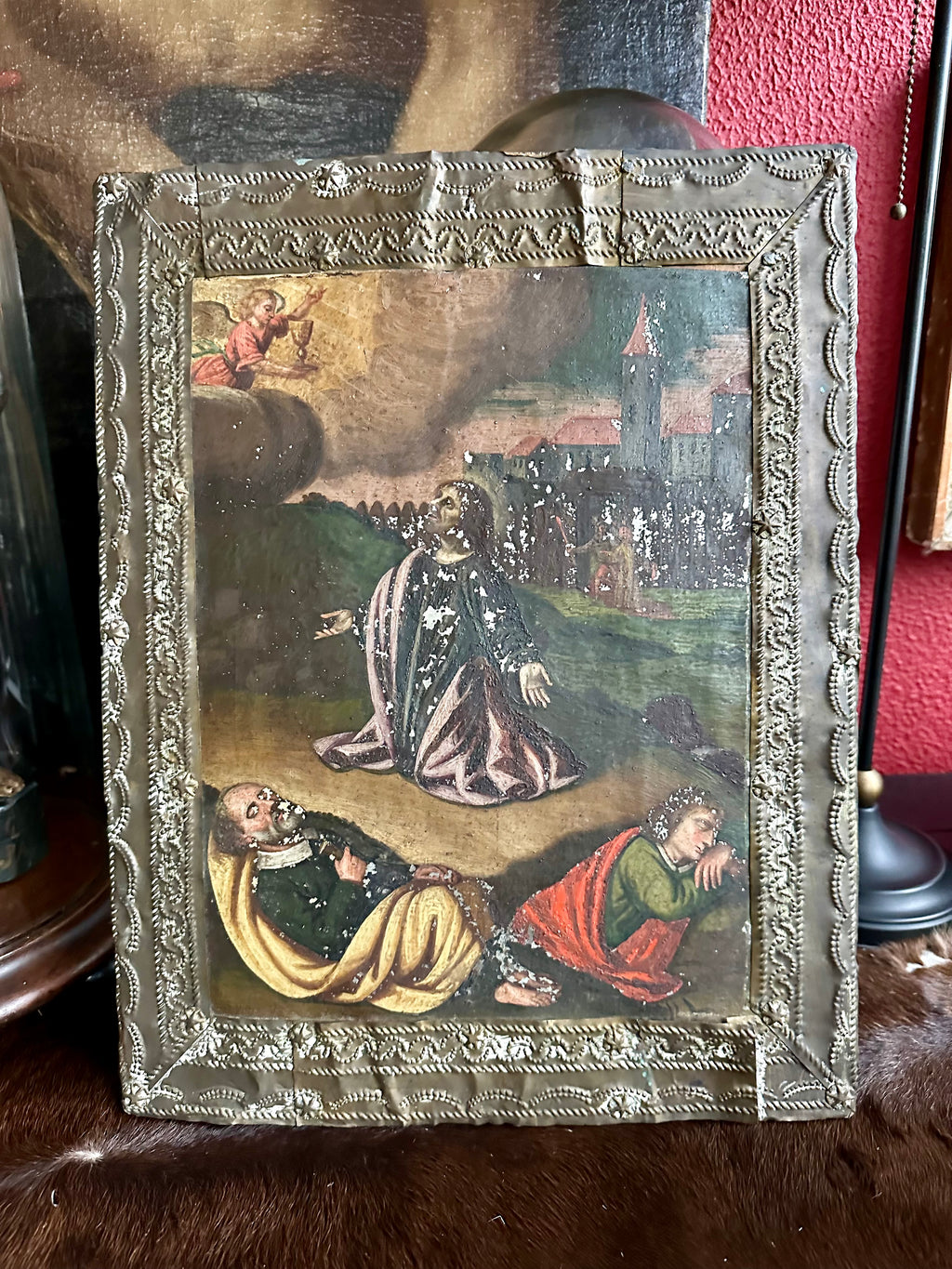 Quadro / Pintura Arte Sacra Séc. XIX