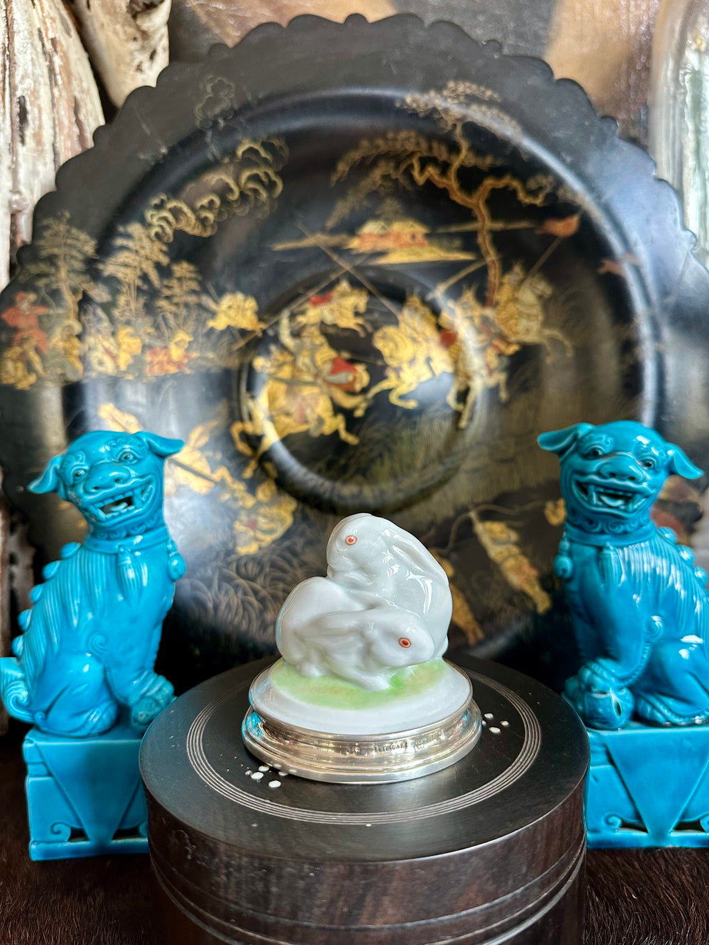 Porcelana Herend / Coelhos