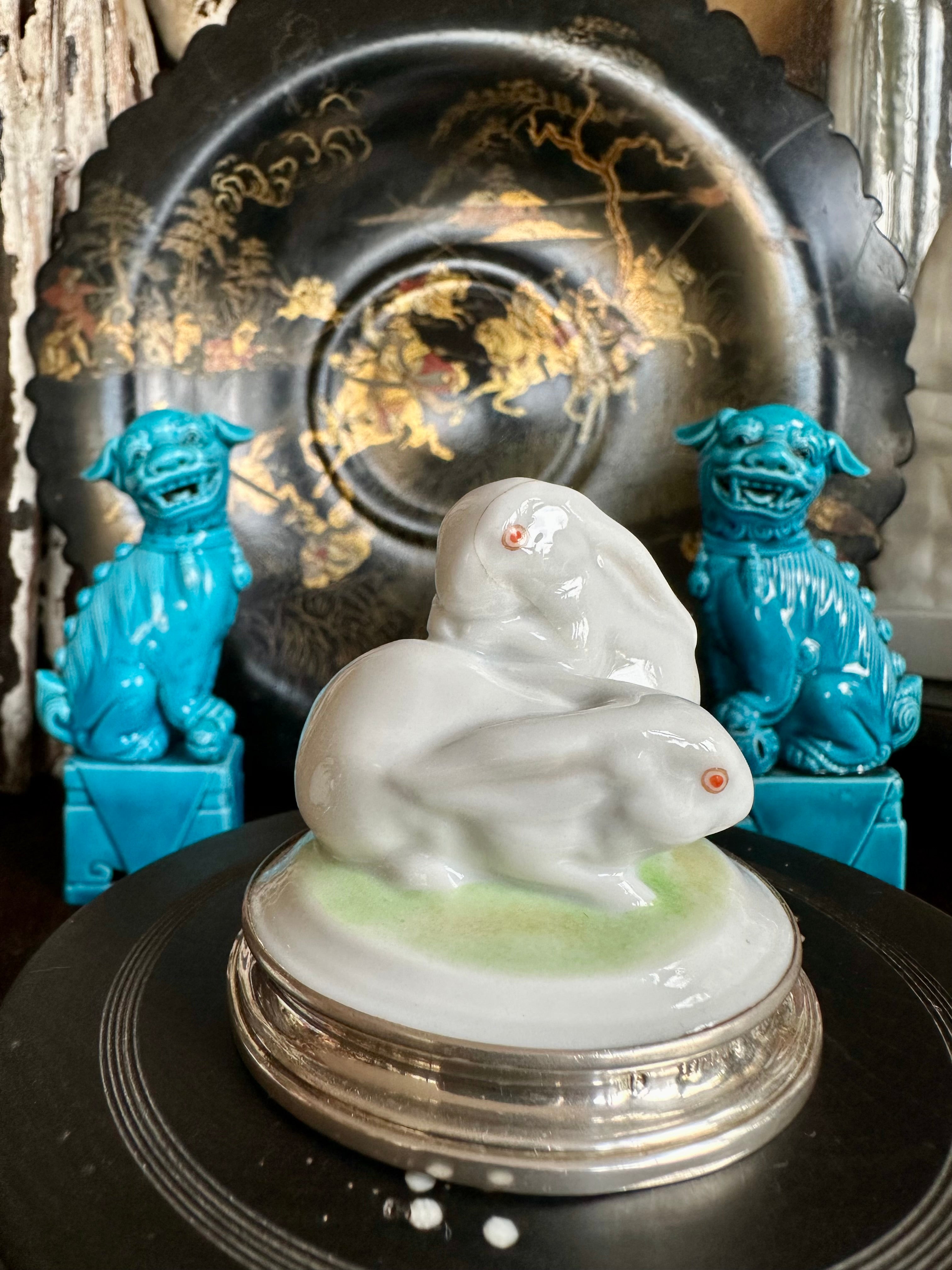 Porcelana Herend / Coelhos