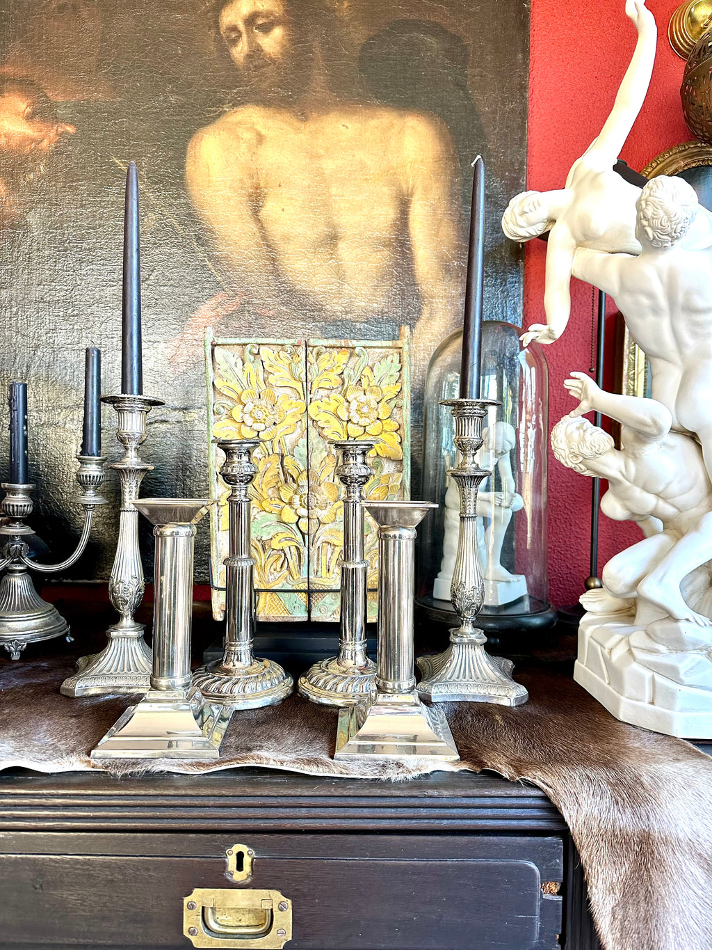 Castiçais Arte Deco (Par)
