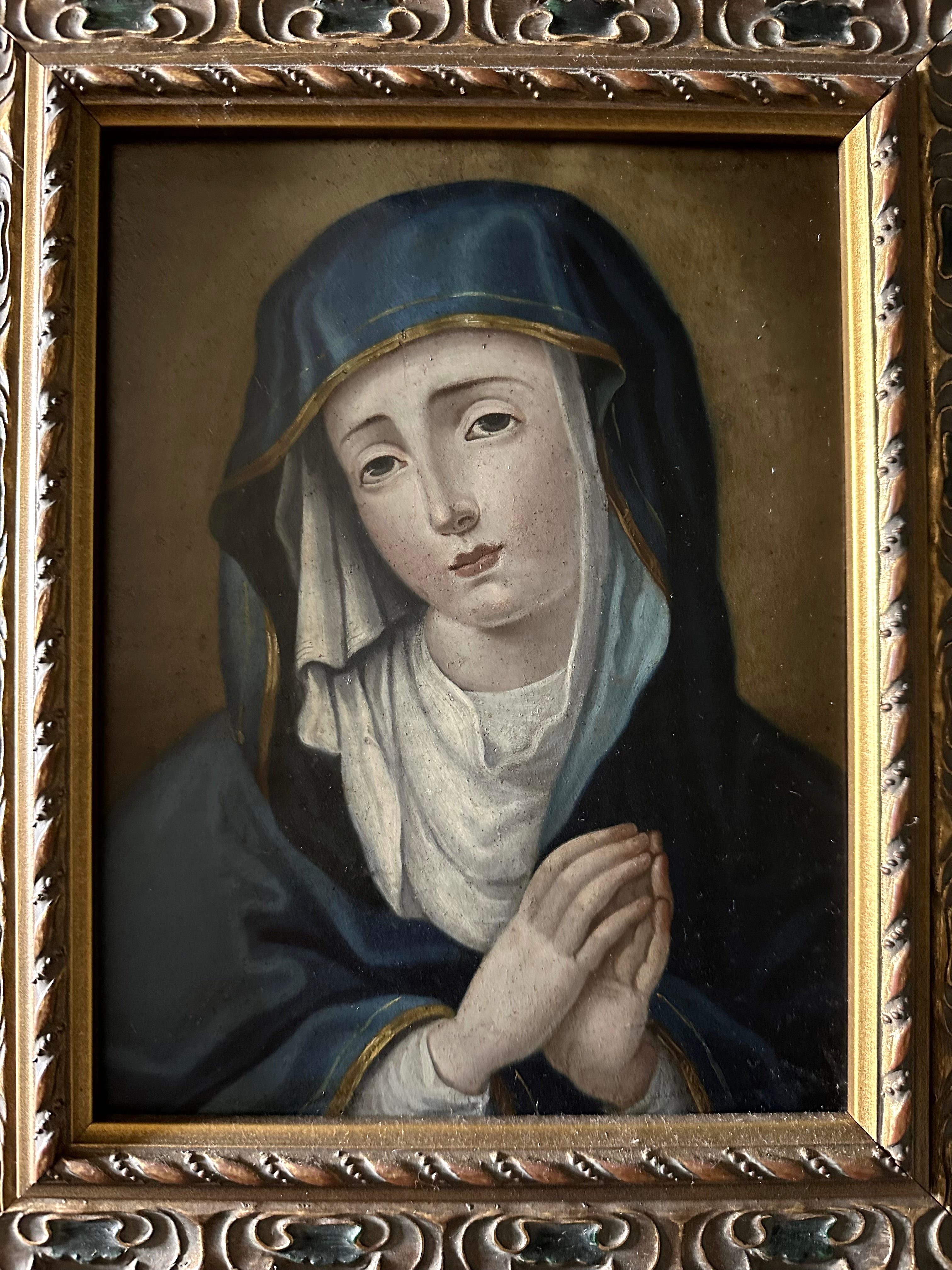 Quadro / Pintura de Nossa Senhora do Século XVIII