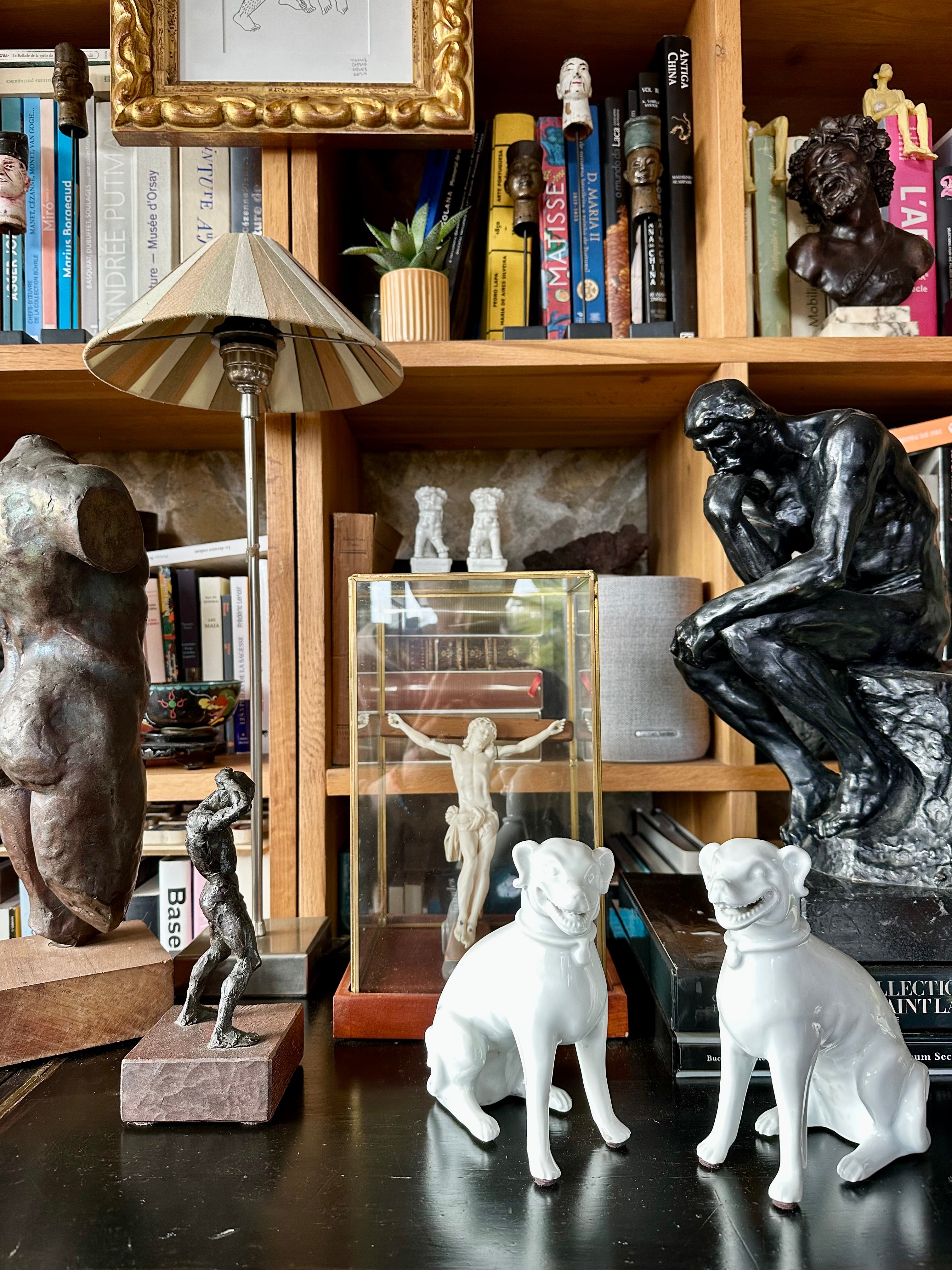 Porcelana China / Par cães tipo Foo