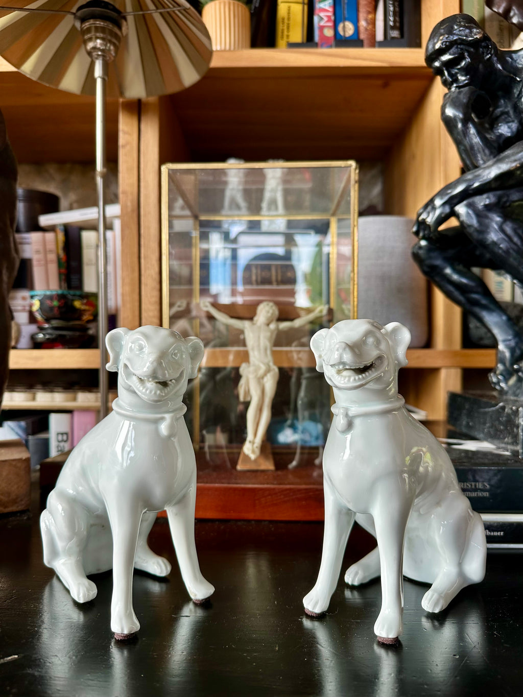 Porcelana China / Par cães tipo Foo