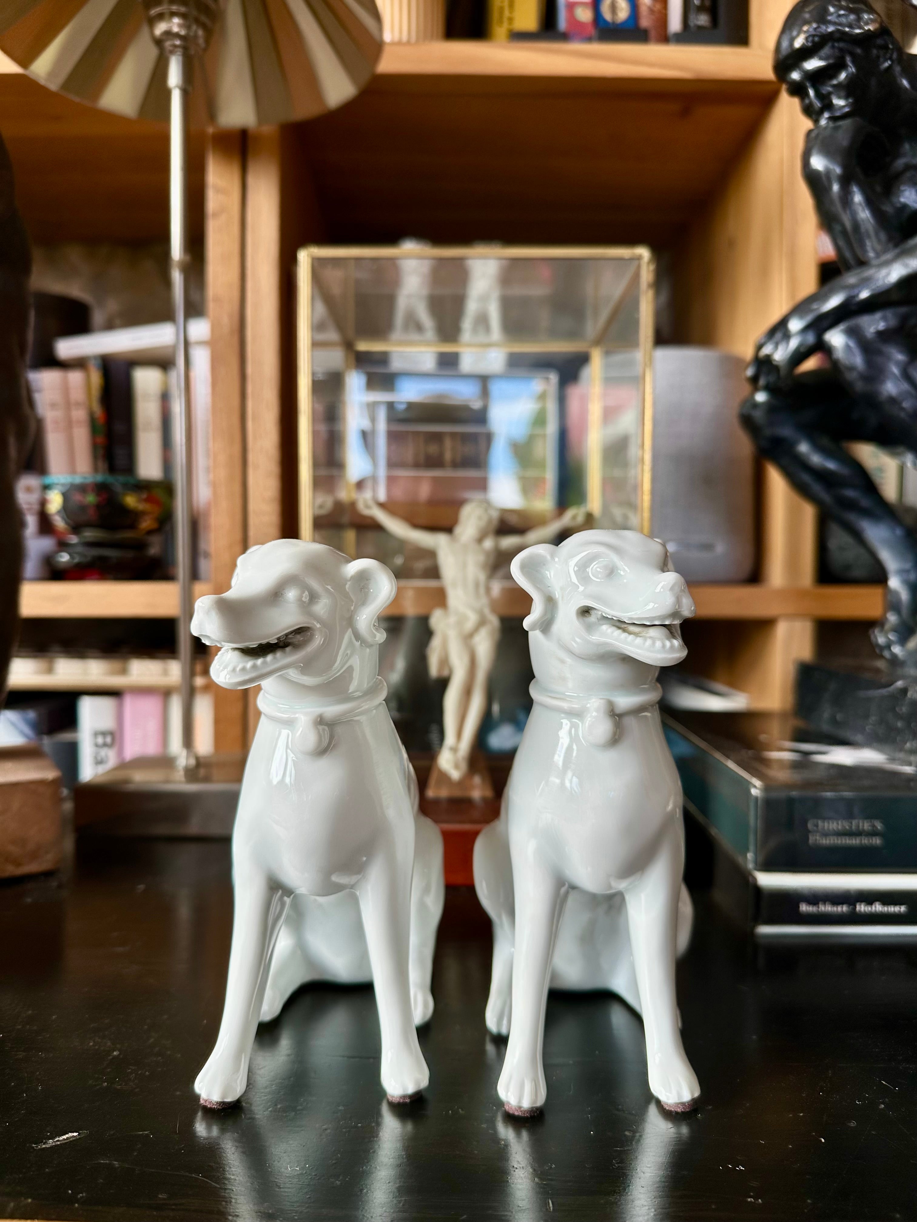 Porcelana China / Par cães tipo Foo
