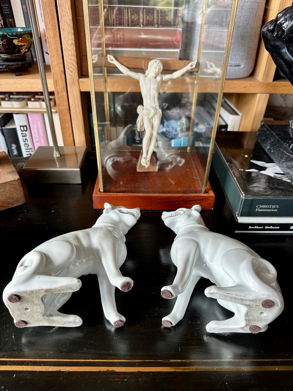 Porcelana China / Par cães tipo Foo
