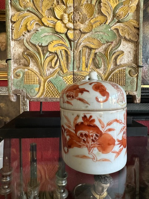 Porcelana / Caixa chinesa Rouge de Fer