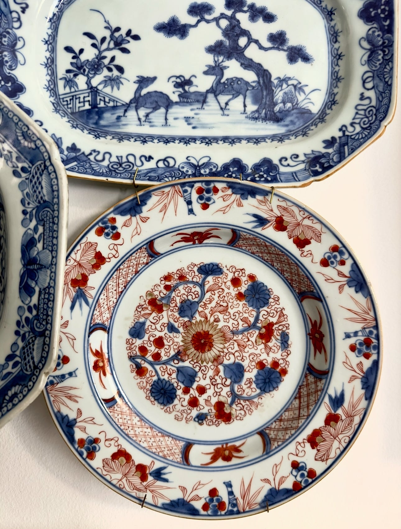 Porcelana / Prato chinês Imari do Século XVIII