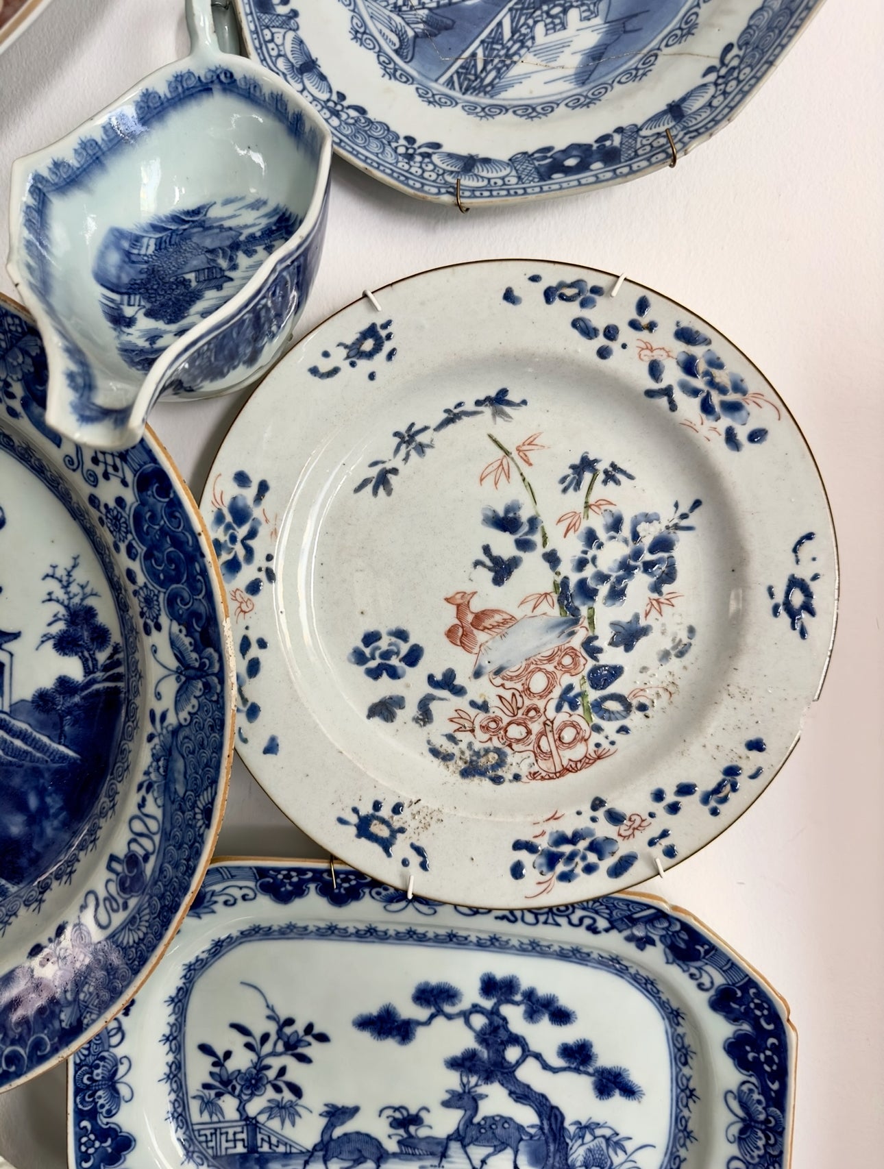 Porcelana / Prato chinês do Século XVIII