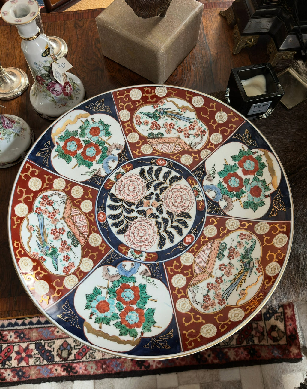 Porcelana / Prato Imari do Século XIX