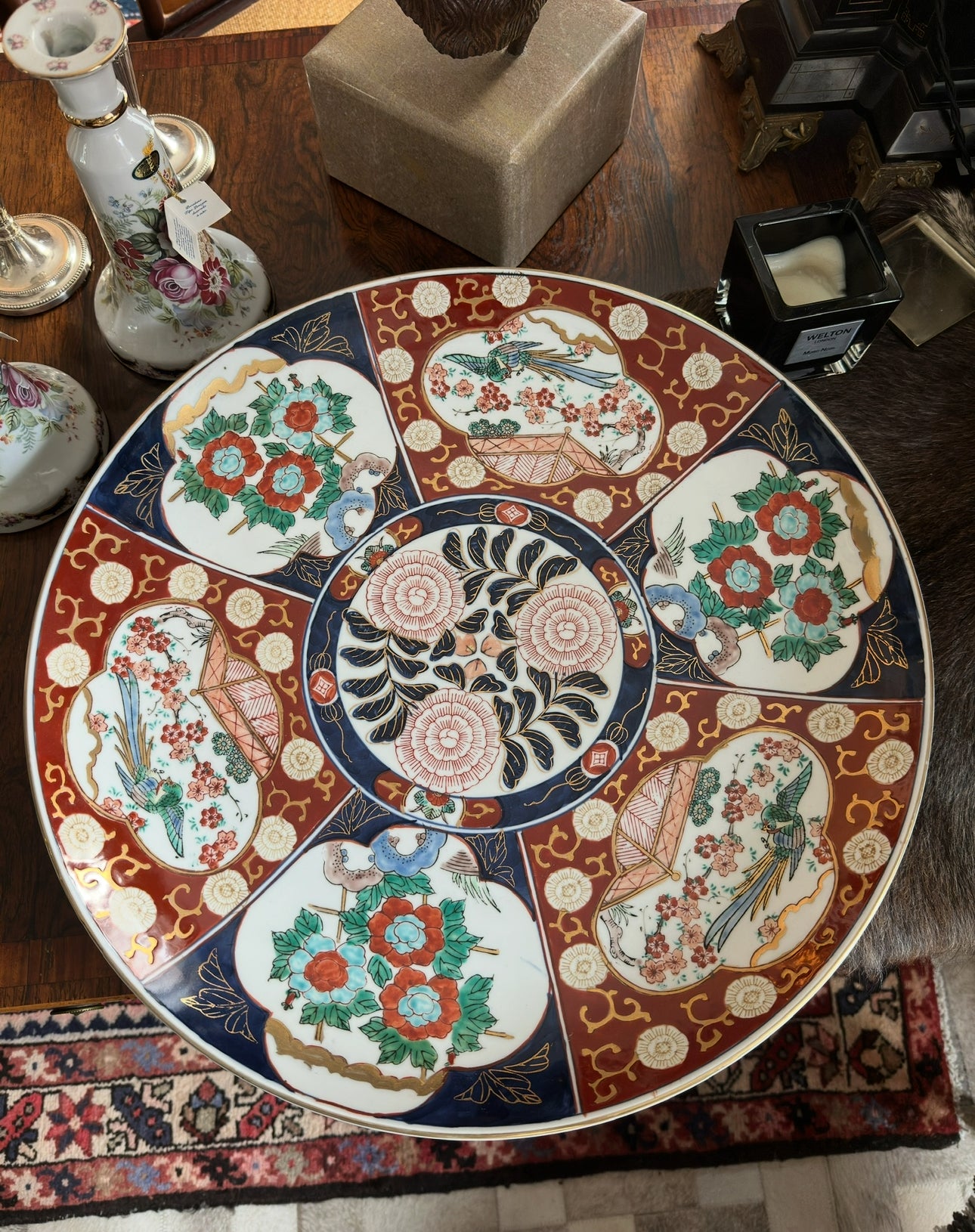 Porcelana / Prato Imari do Século XIX