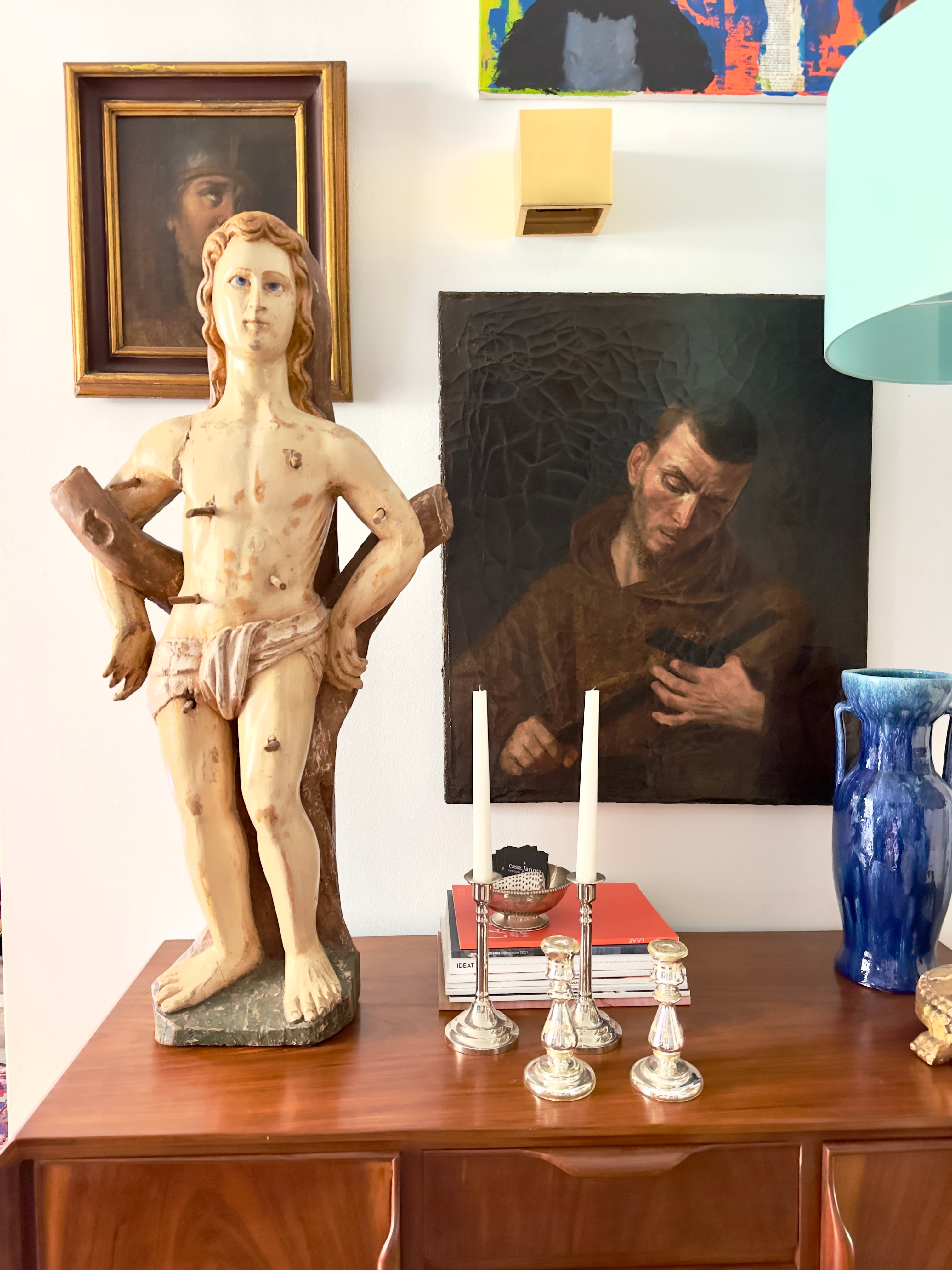 Santo / Escultura de São Sebastião do Século XVII