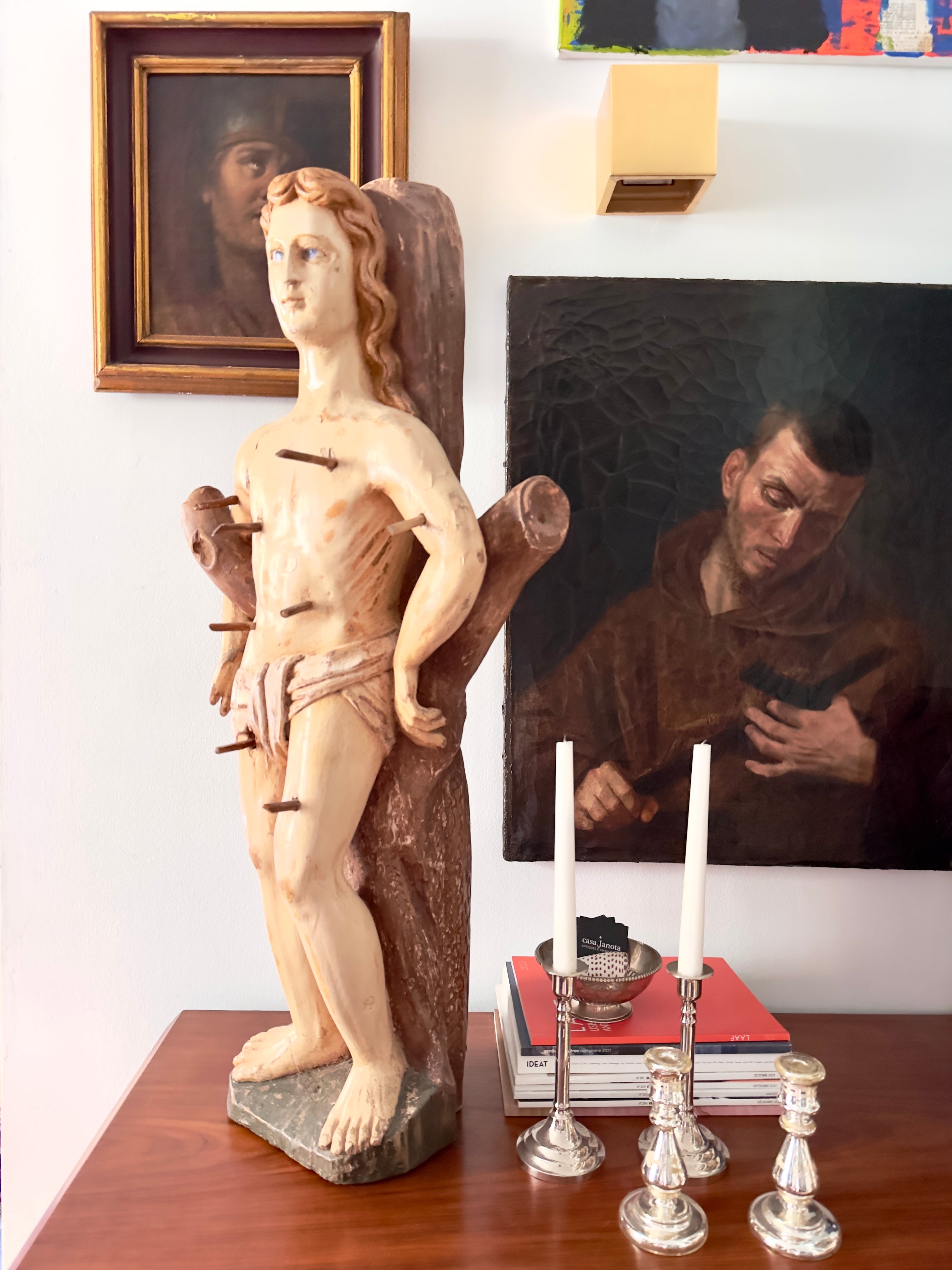 Santo / Escultura de São Sebastião do Século XVII