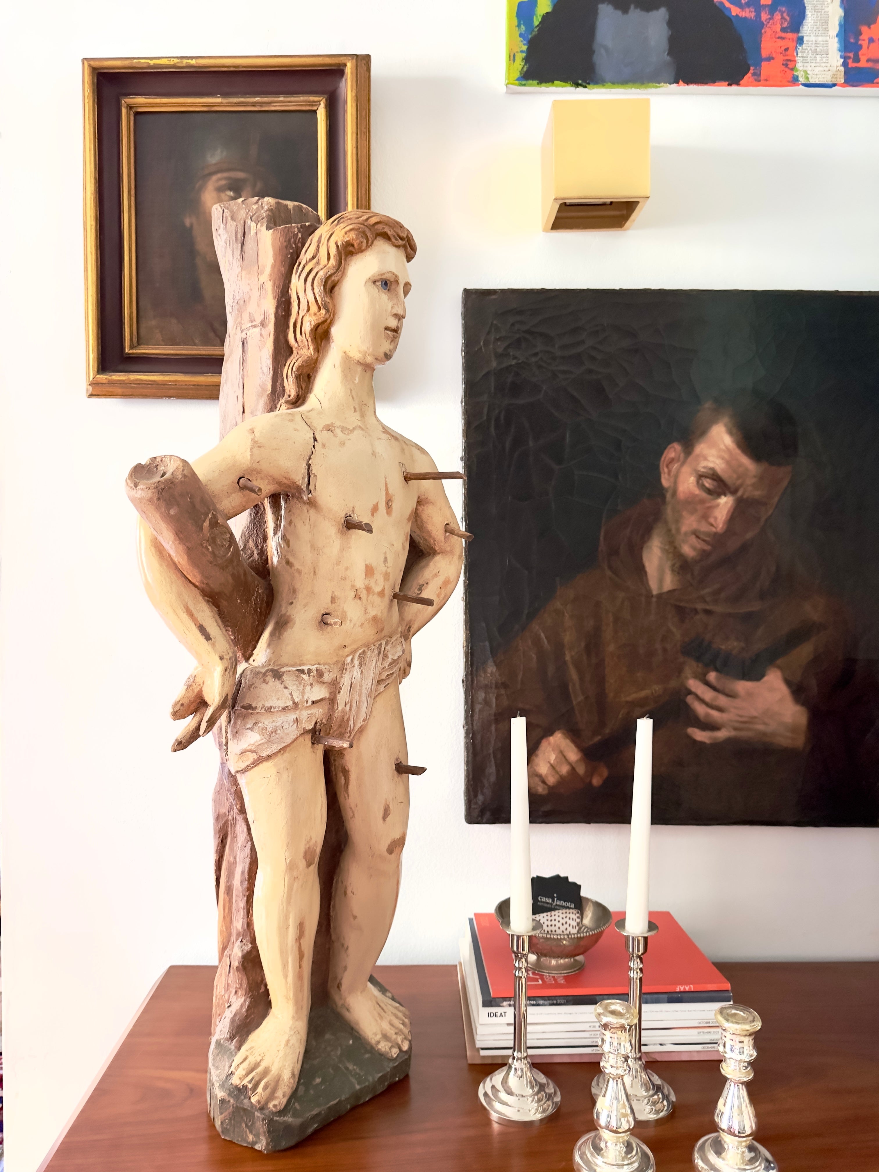 Santo / Escultura de São Sebastião do Século XVII