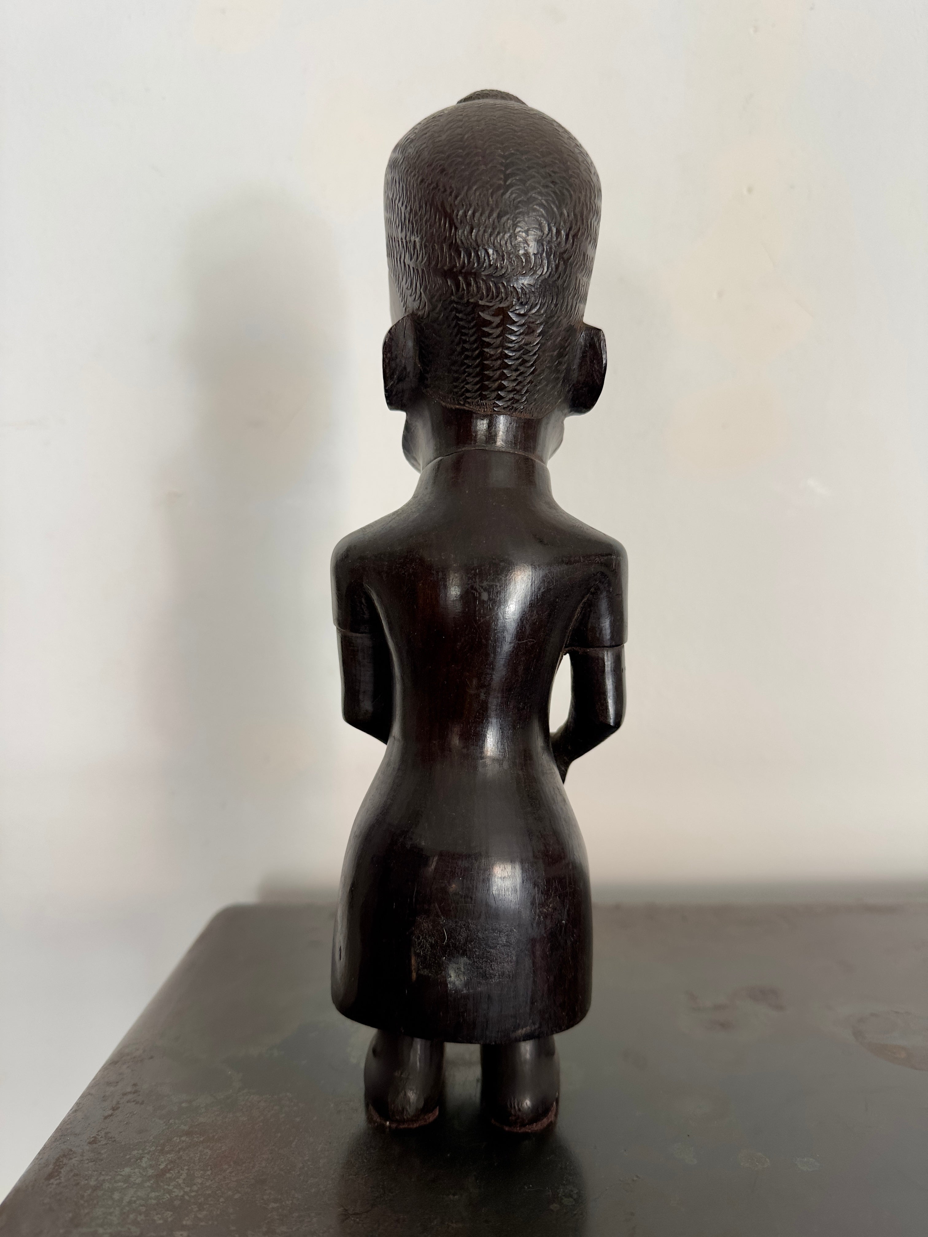Busto / Escultura figura masculina africana Maconde