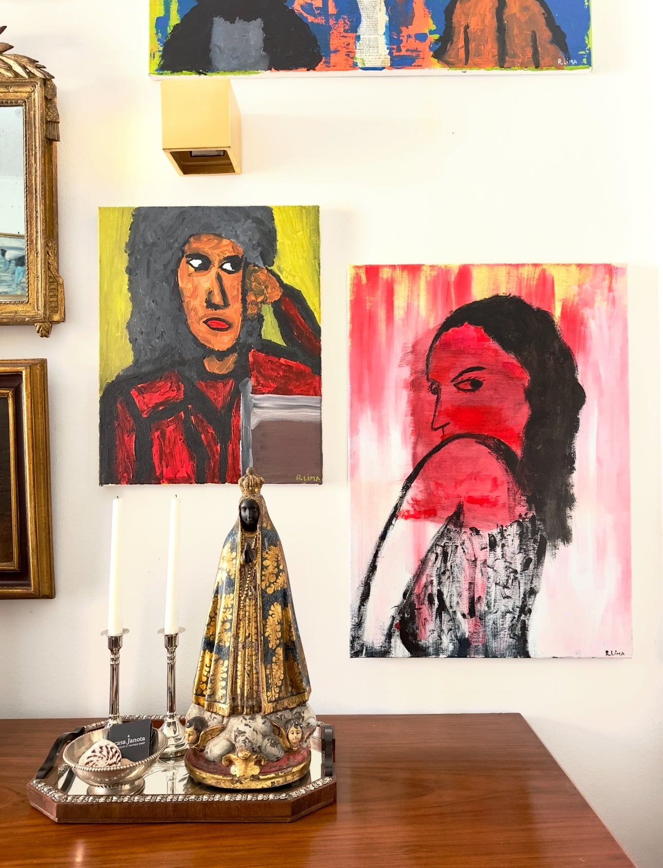 Quadro / Pintura Retrato feminino de Raphael Lima