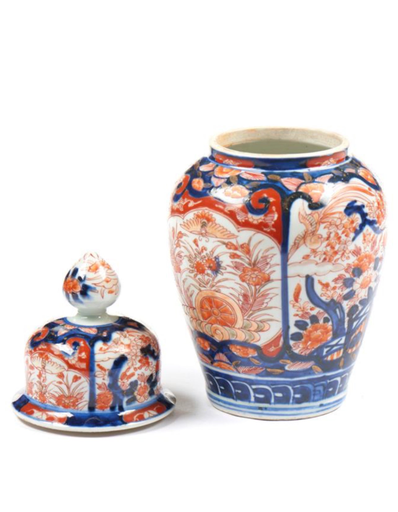 Porcelana / Pote Imari do Século XIX