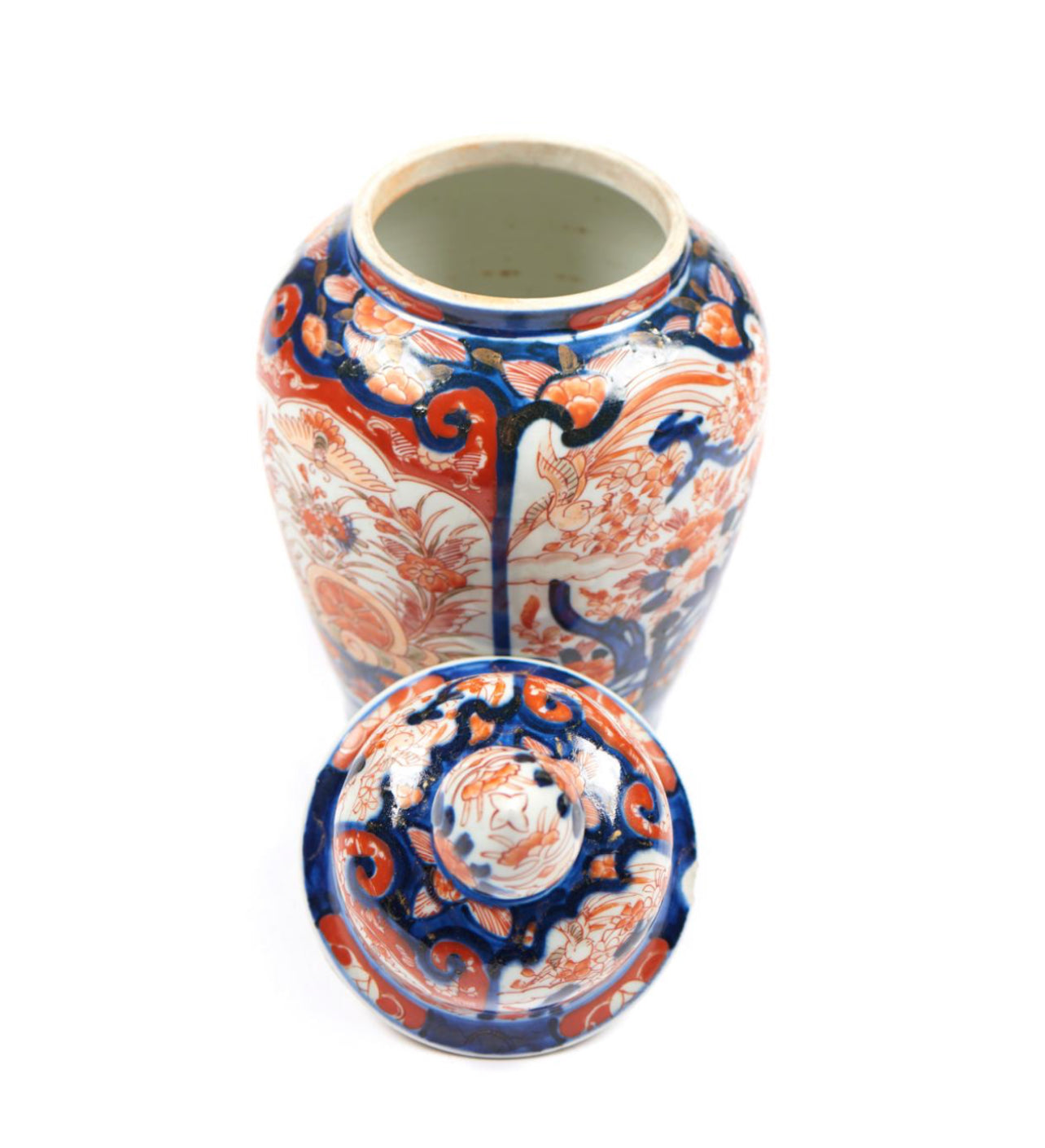Porcelana / Pote Imari do Século XIX