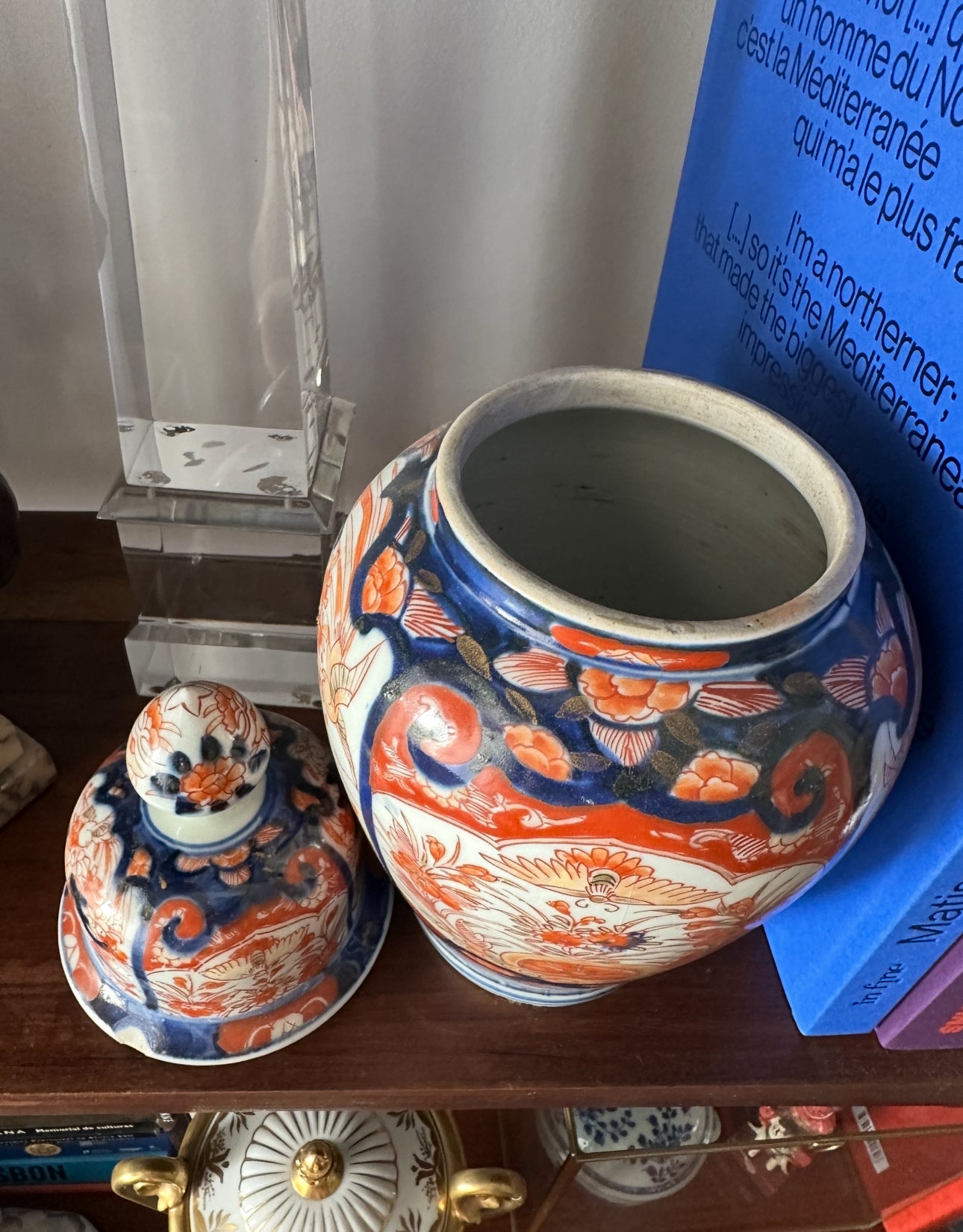 Porcelana / Pote Imari do Século XIX