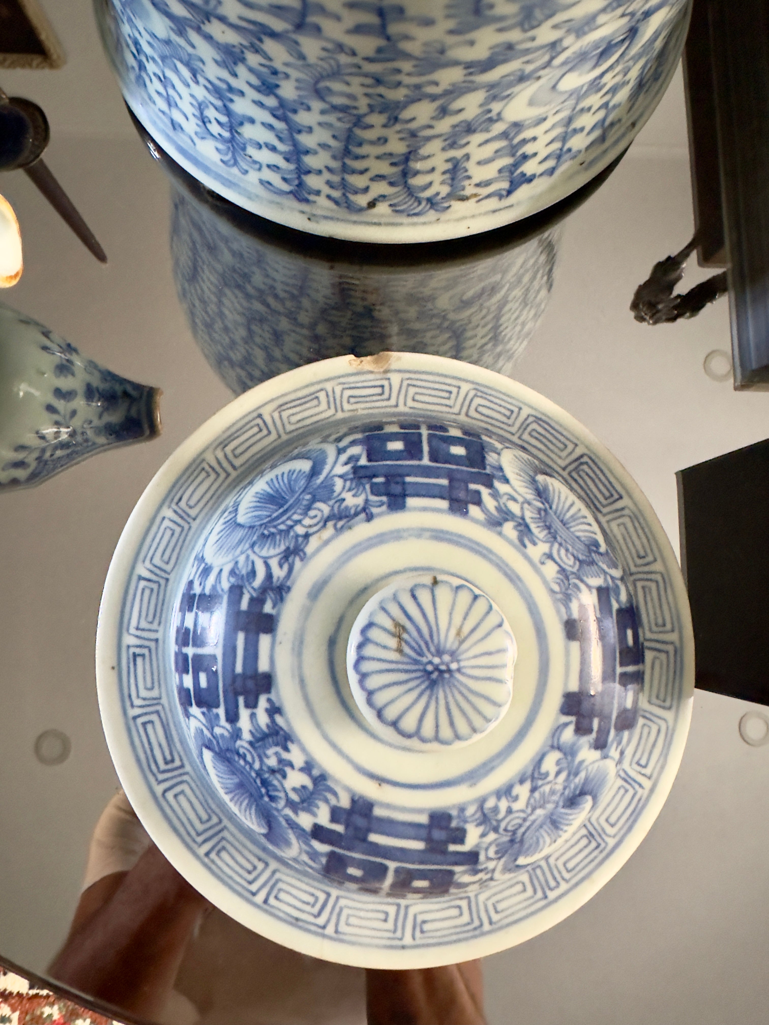 Porcelana / Pote chinês do Século XIX