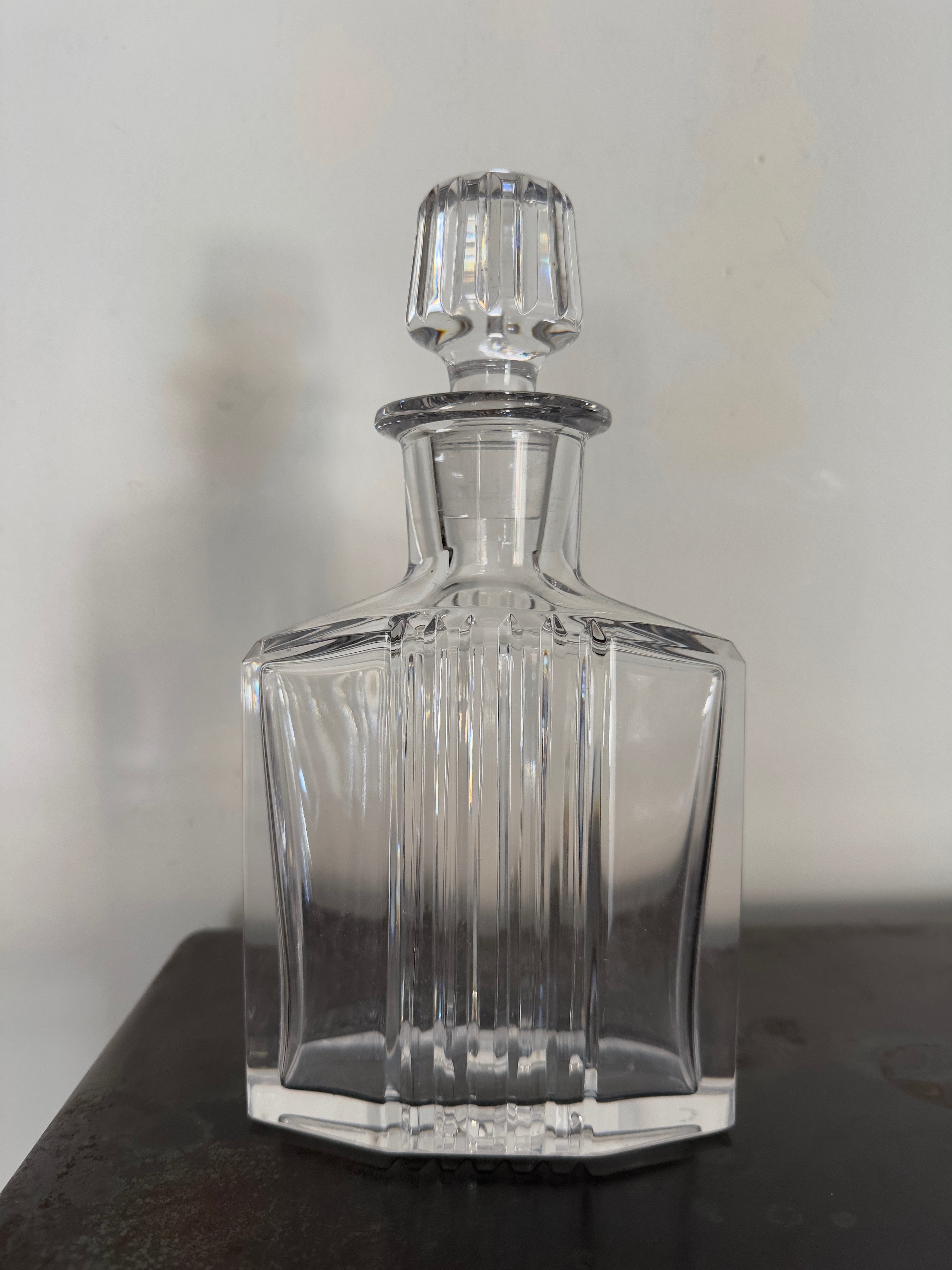 Cristal / Garrafa licor Arte Deco