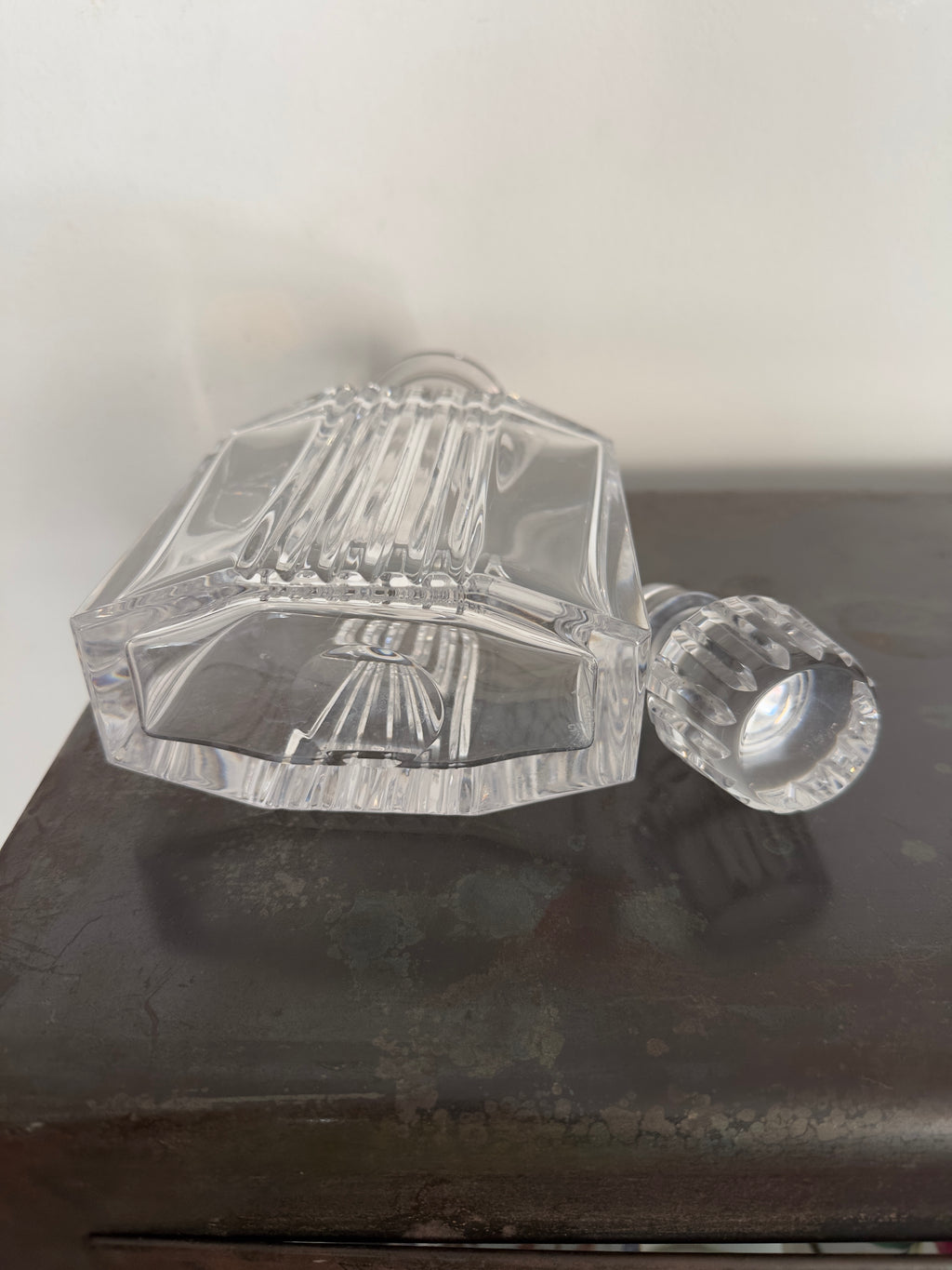 Cristal / Garrafa licor Arte Deco